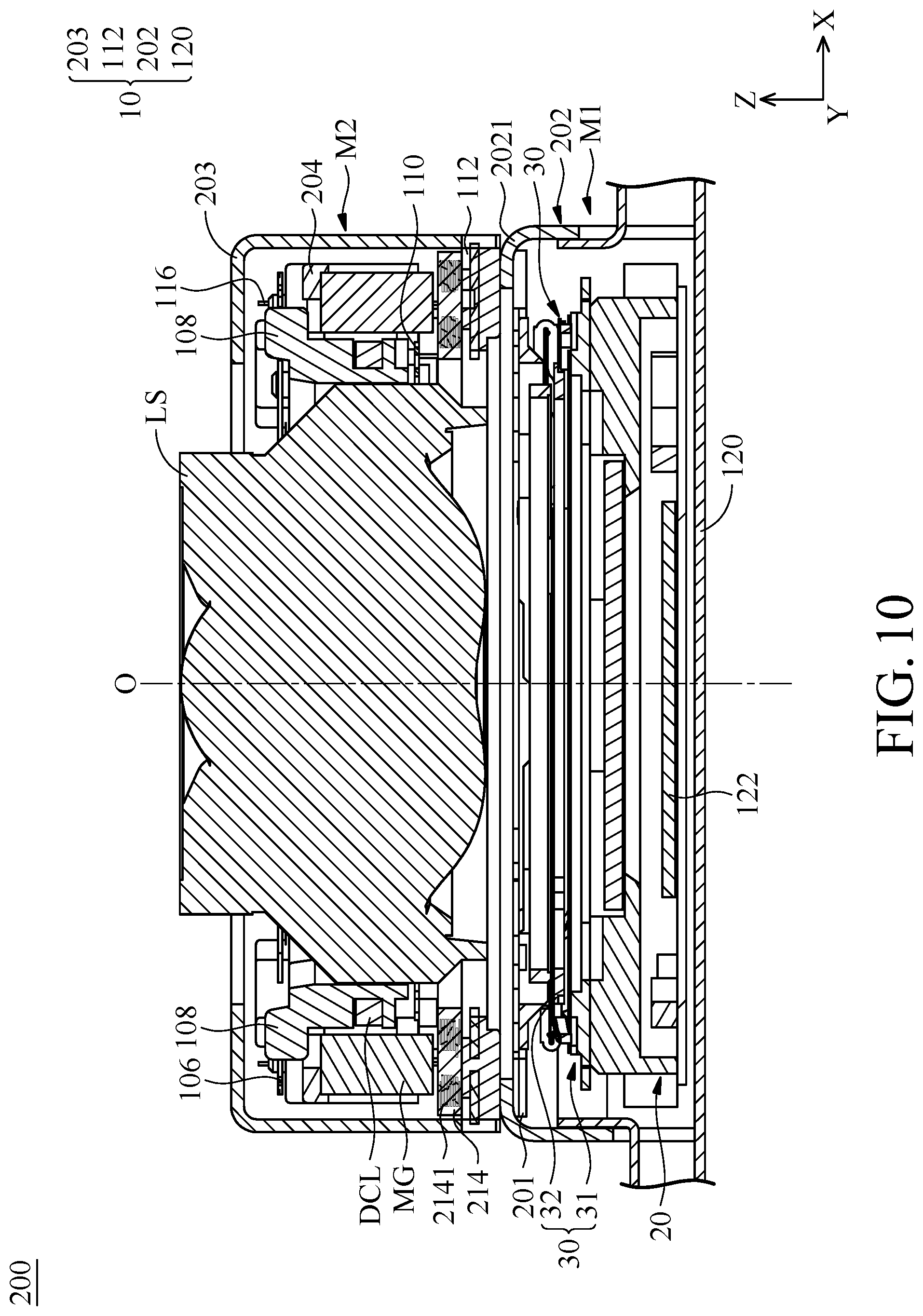 Patent US12353053 Figure 11 – Photosensitive element driving mechanism
