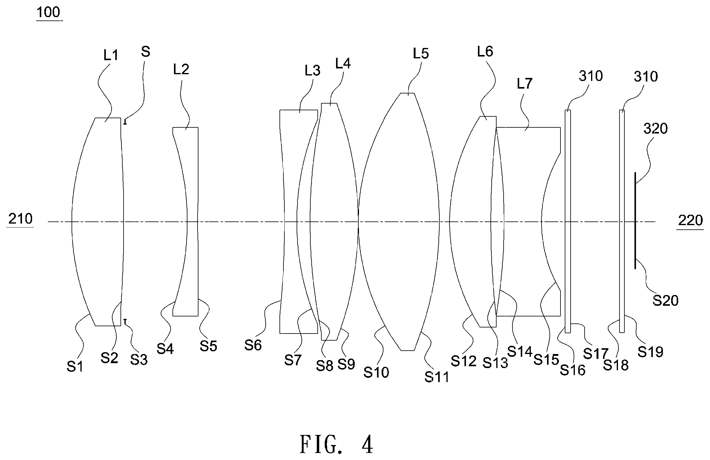 Patent US12353057 Figure 4 – Fixed-focus lens