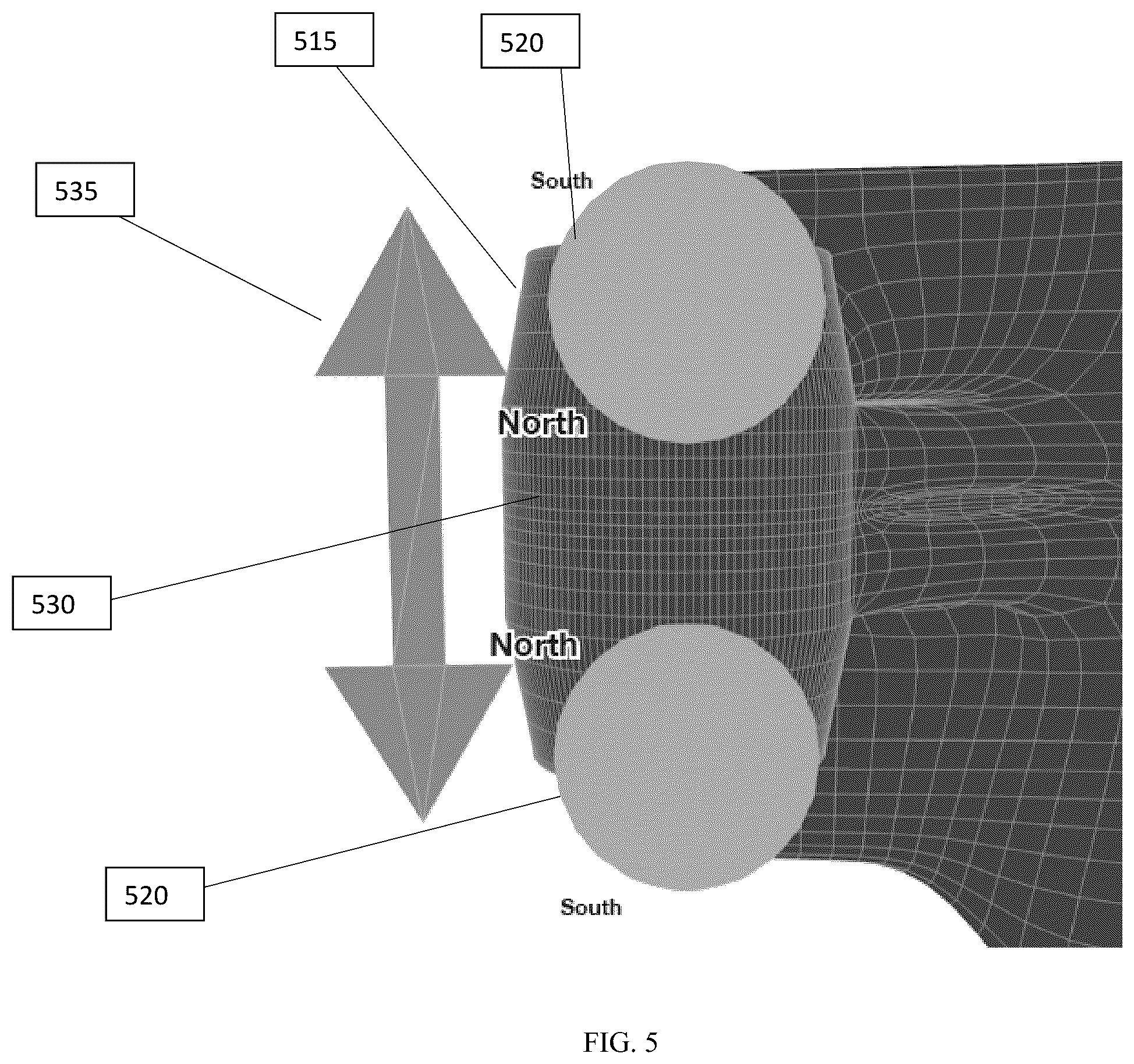 Patent US12353062 Figure 5 – Magnetic coupling for eyewear