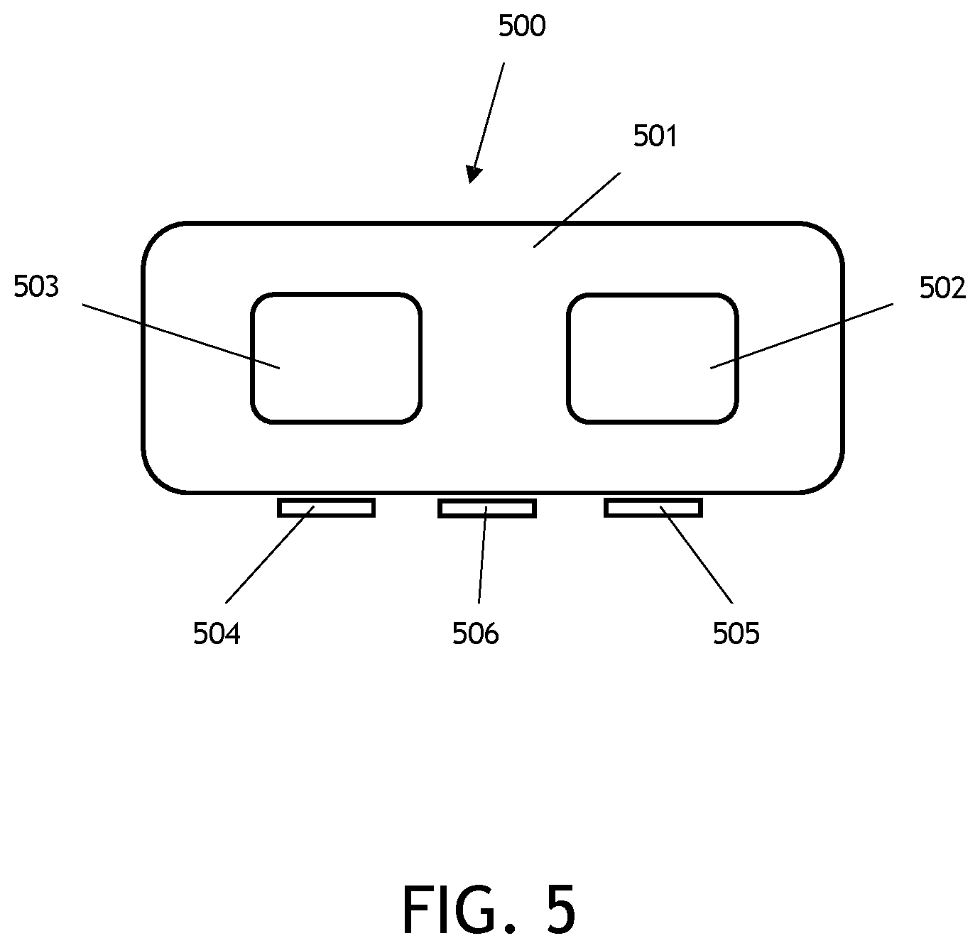 Patent US12353066 Figure 5 – Electronic loupe