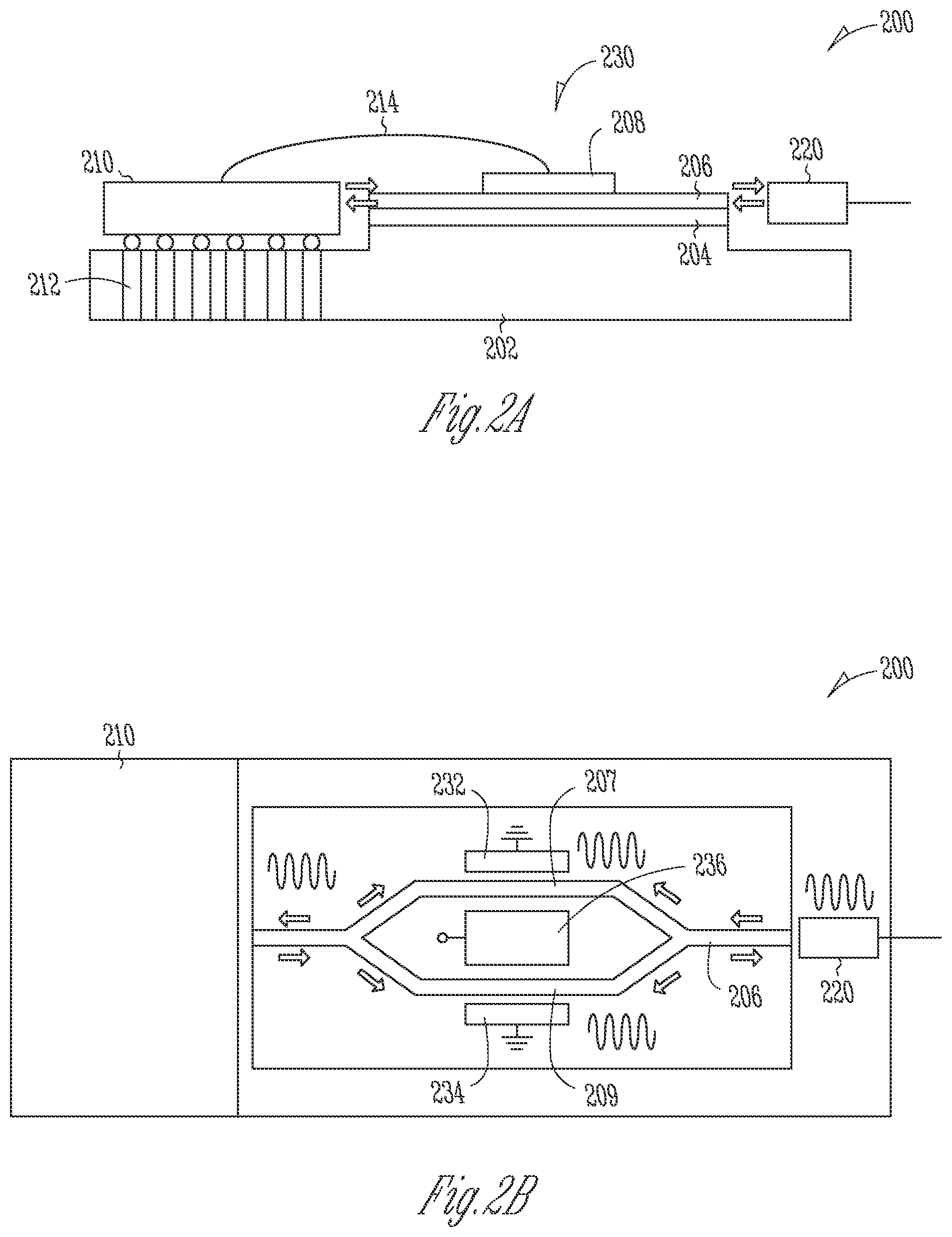 Patent US12353070 Figure 2 – Glass interposer optical switching device and method