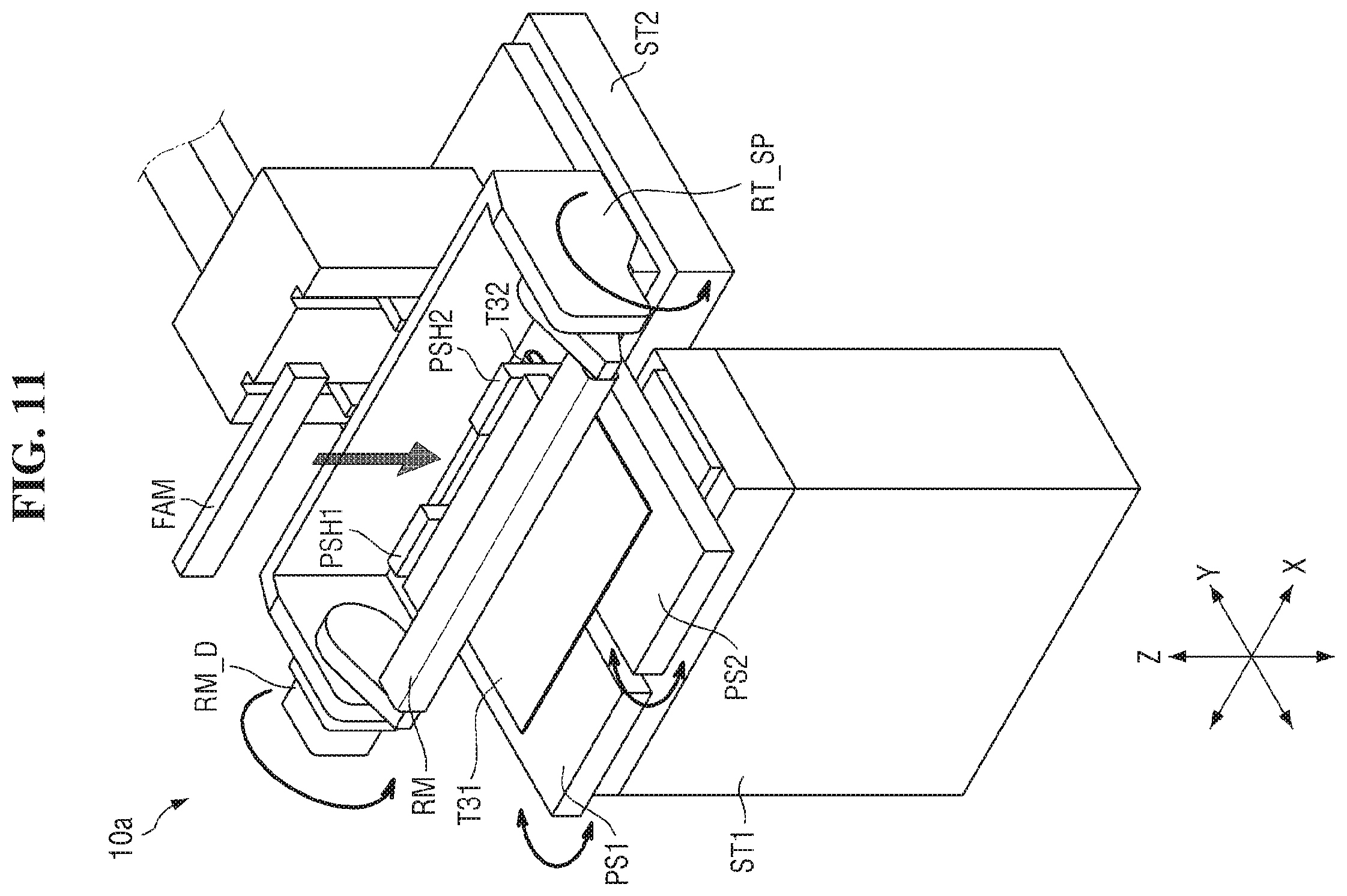 Patent US12353072 Figure 11 – Apparatus for manufacturing a display device