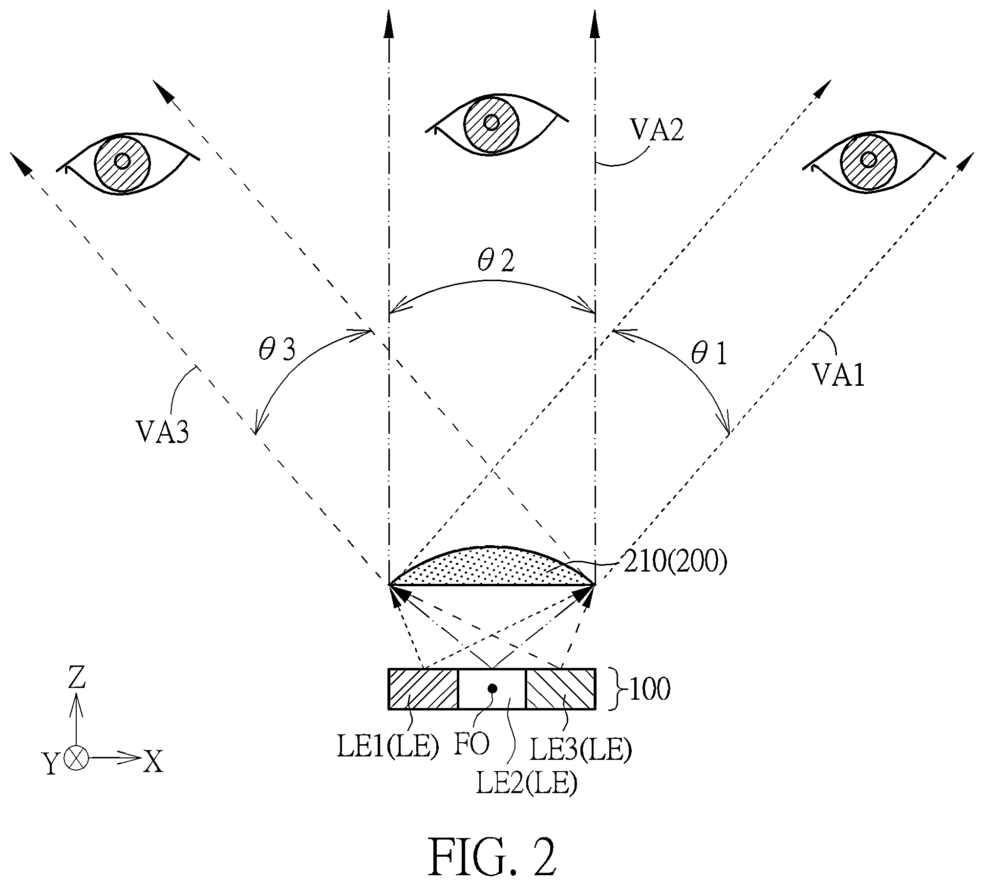 Patent US12353076 Figure 2 – Electronic device