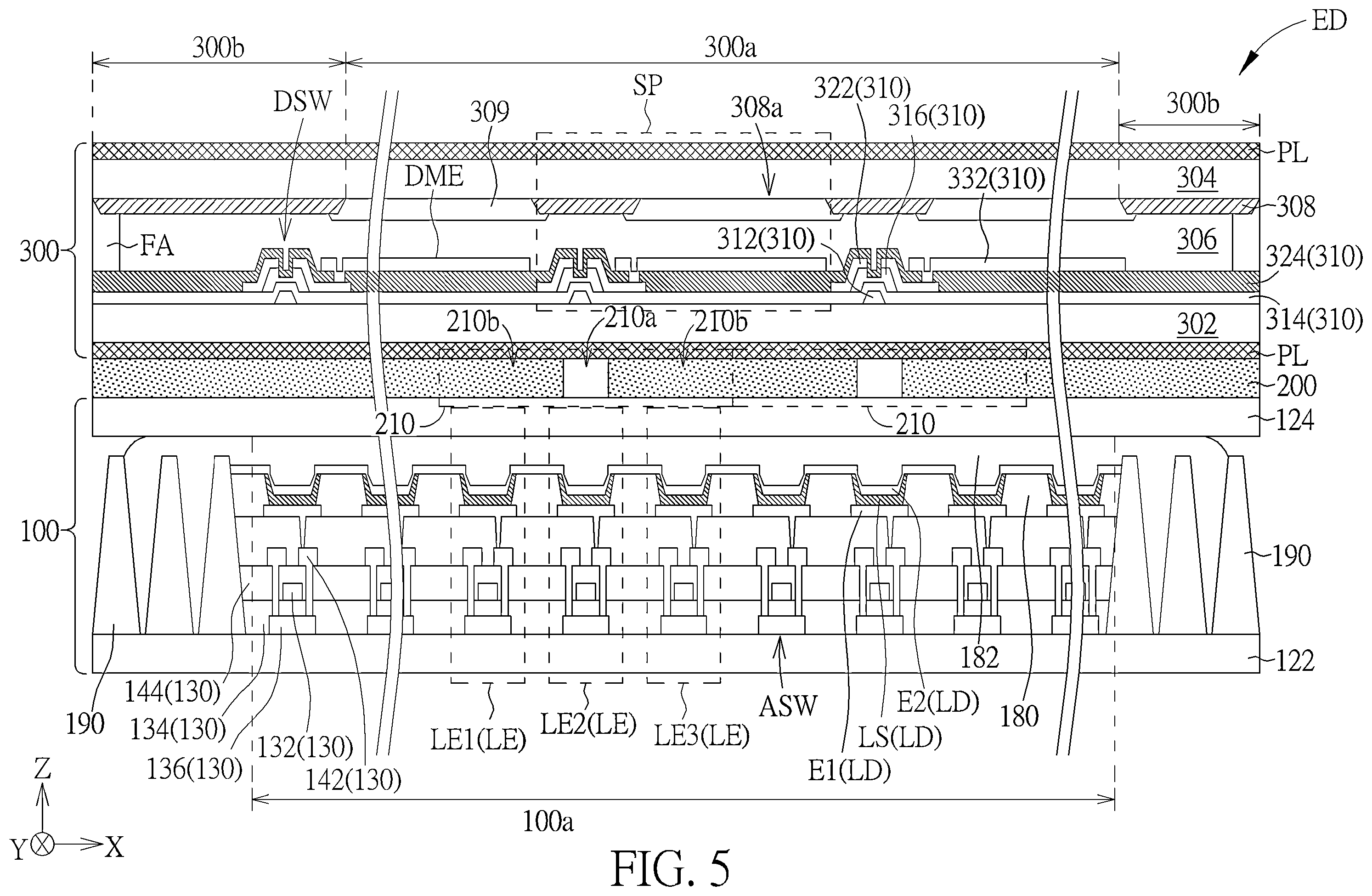 Patent US12353076 Figure 5 – Electronic device