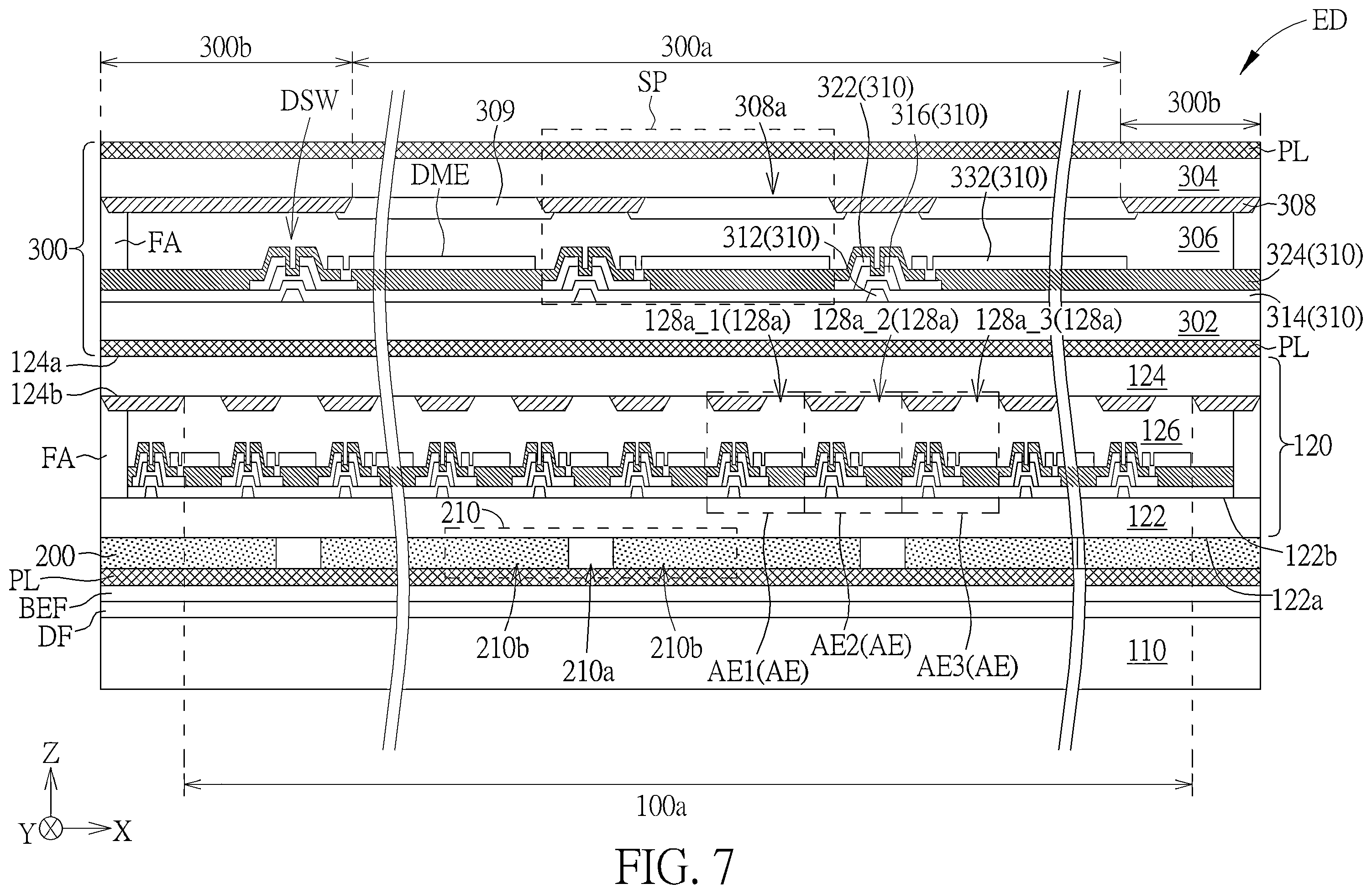 Patent US12353076 Figure 7 – Electronic device