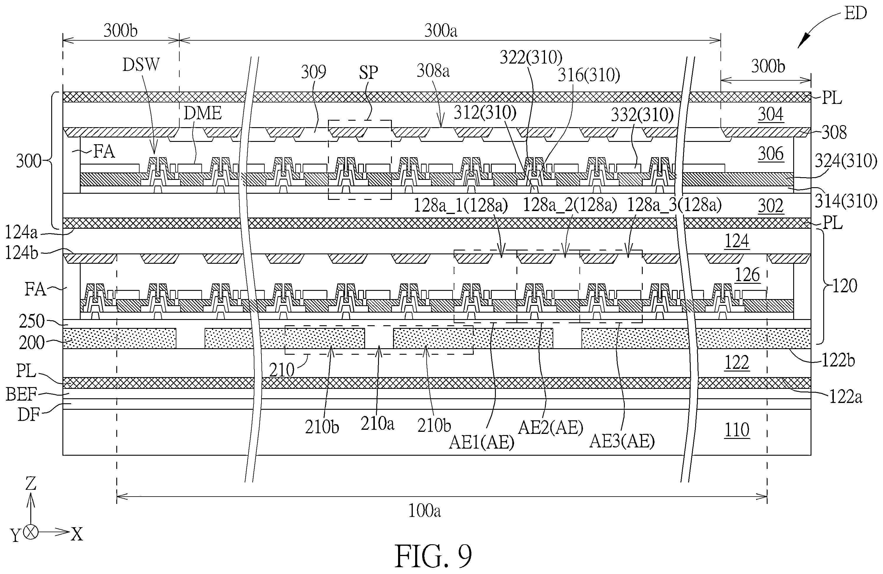 Patent US12353076 Figure 9 – Electronic device