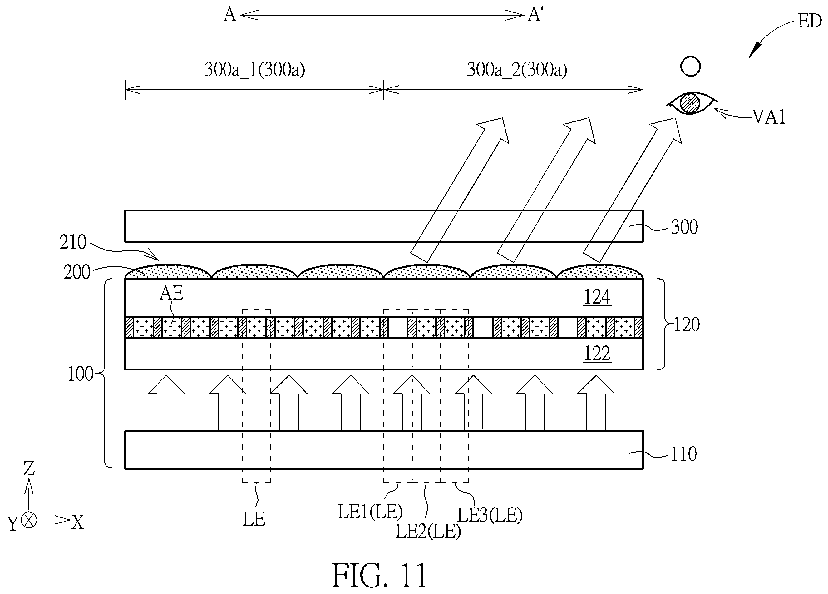 Patent US12353076 Figure 11 – Electronic device
