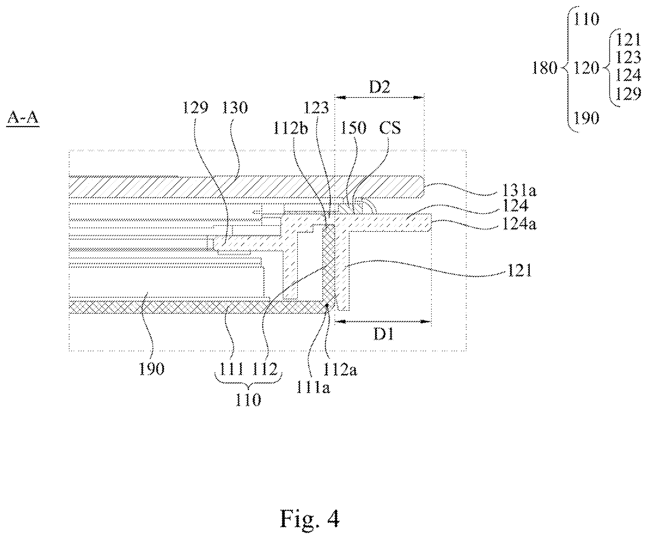 Patent US12353079 Figure 4 – Display device