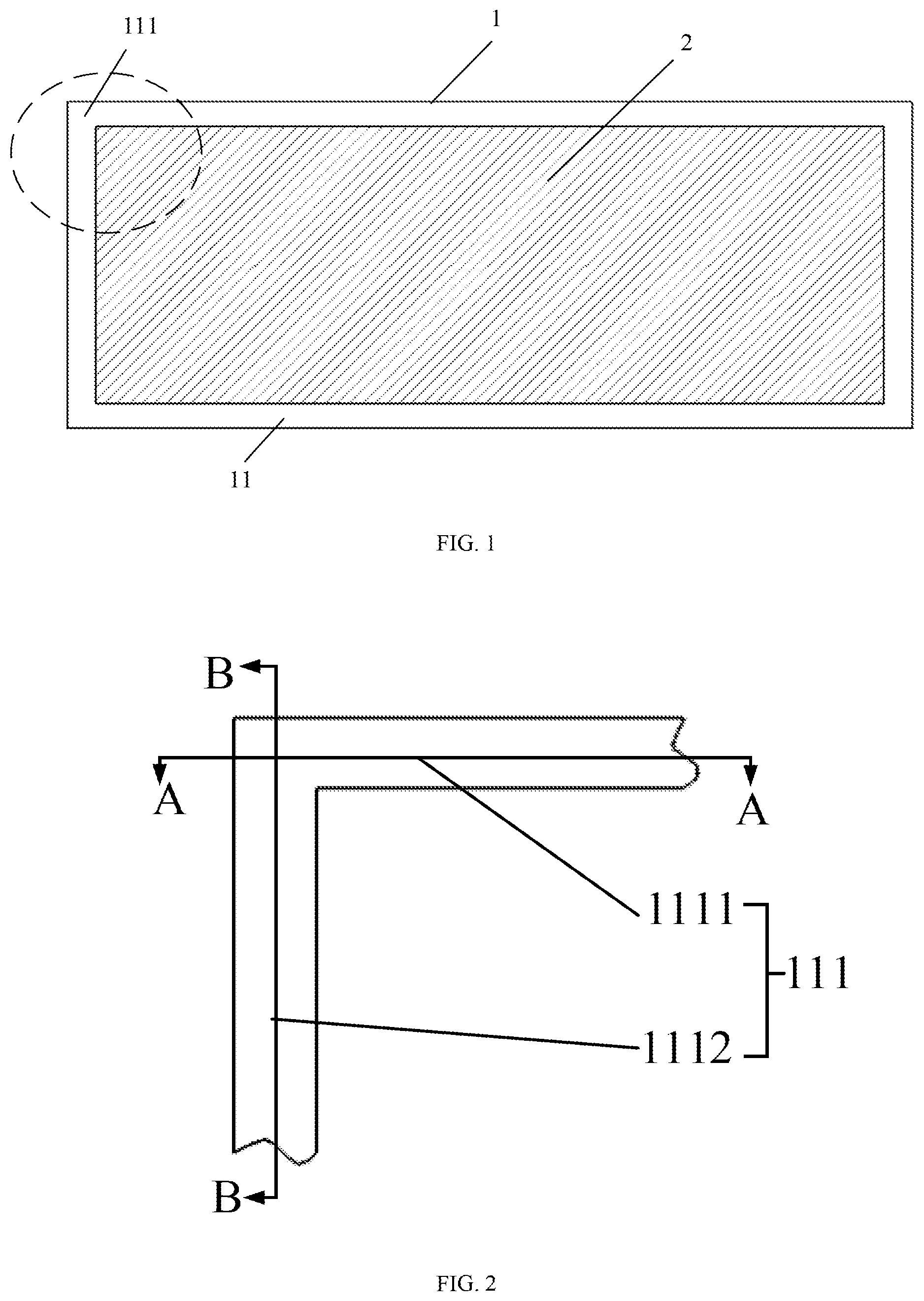 Patent US12353081 — Displaying module and displaying device — Figure 1