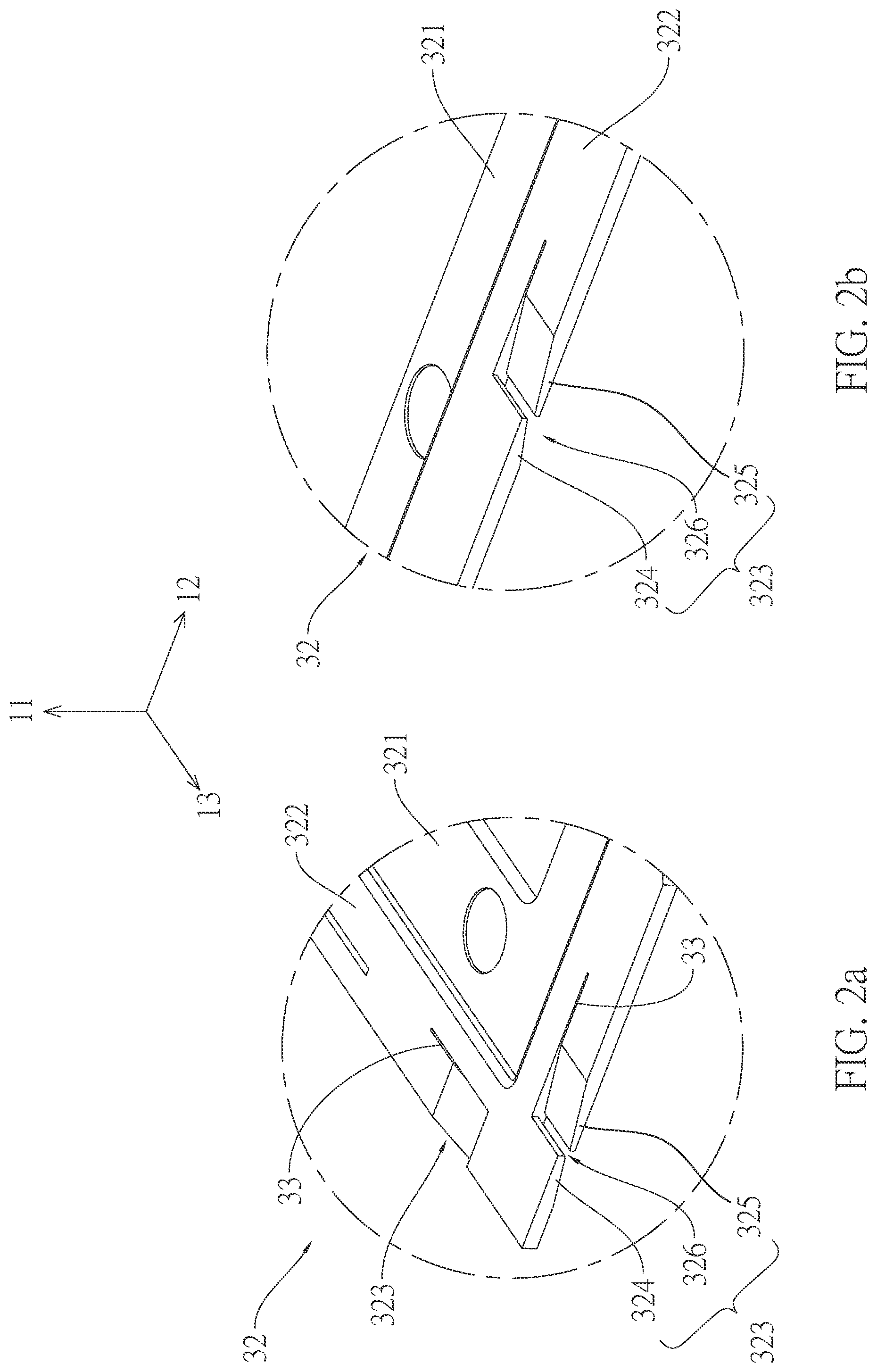 Patent US12353083 Figure 2 – Frame structure, backlight module and display device