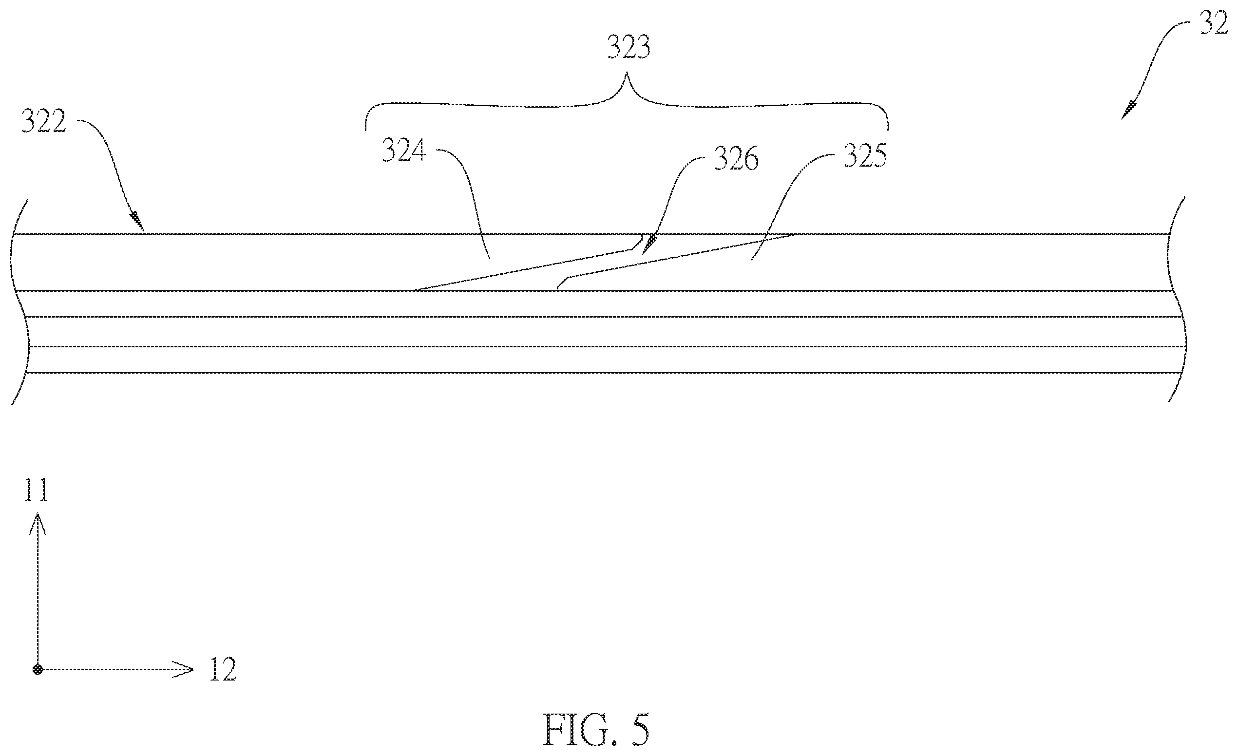 Patent US12353083 Figure 5 – Frame structure, backlight module and display device