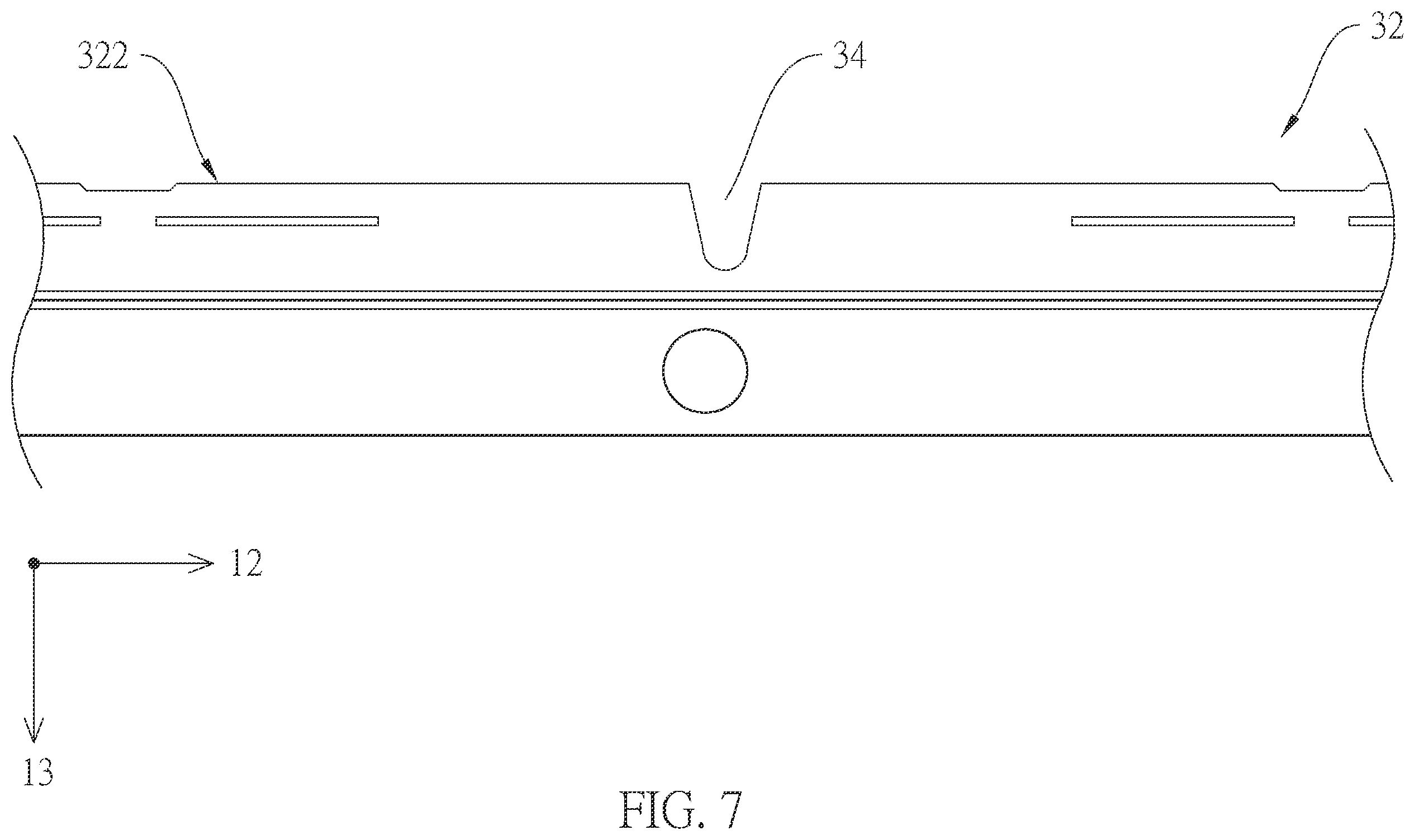 Patent US12353083 Figure 7 – Frame structure, backlight module and display device