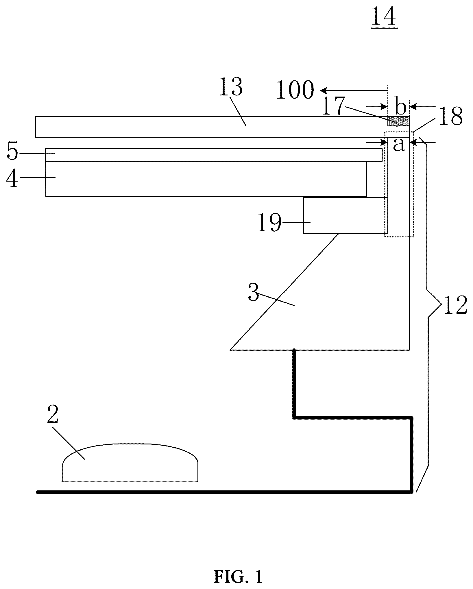 Patent US12353085 Figure 1 – Backlight module, display module, spliced display screen and display apparatus