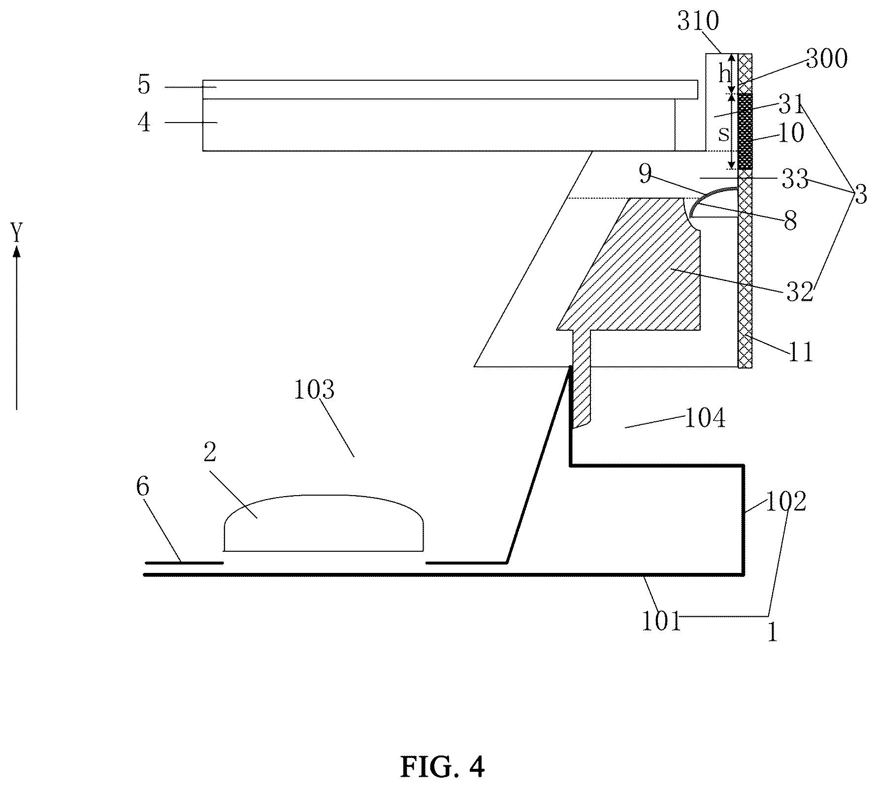 Patent US12353085 Figure 4 – Backlight module, display module, spliced display screen and display apparatus
