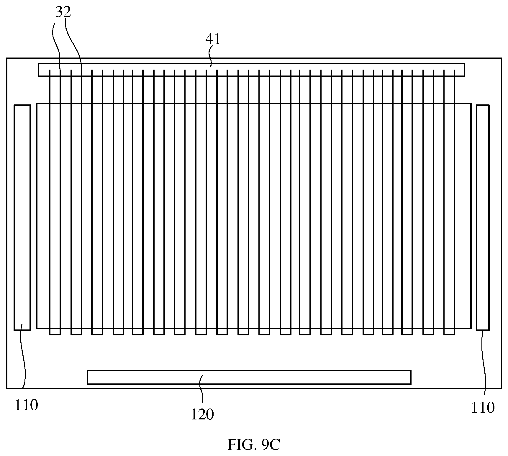 Patent US12353086 Figure 10 – Array substrate, display device, and drive-for-heating method for display device