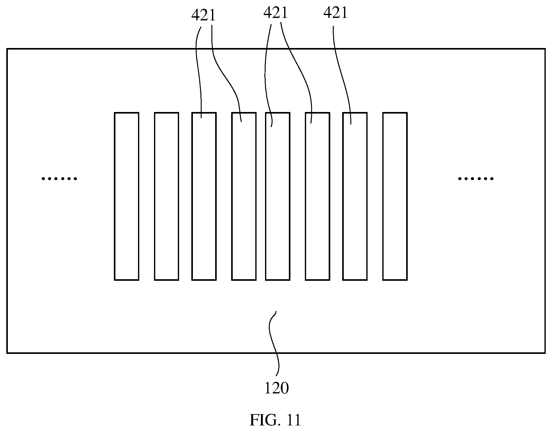 Patent US12353086 Figure 12 – Array substrate, display device, and drive-for-heating method for display device