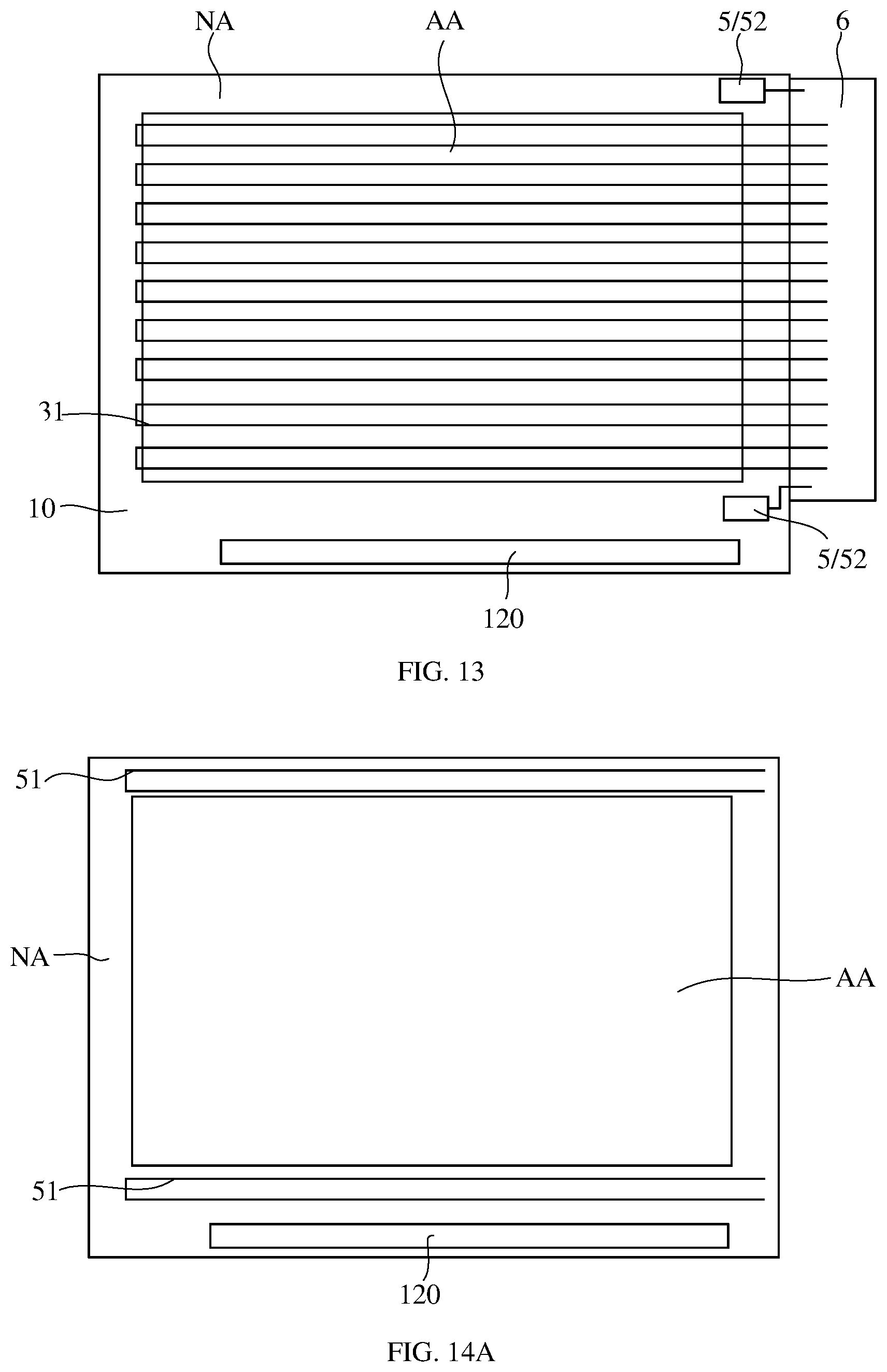 Patent US12353086 Figure 14 – Array substrate, display device, and drive-for-heating method for display device