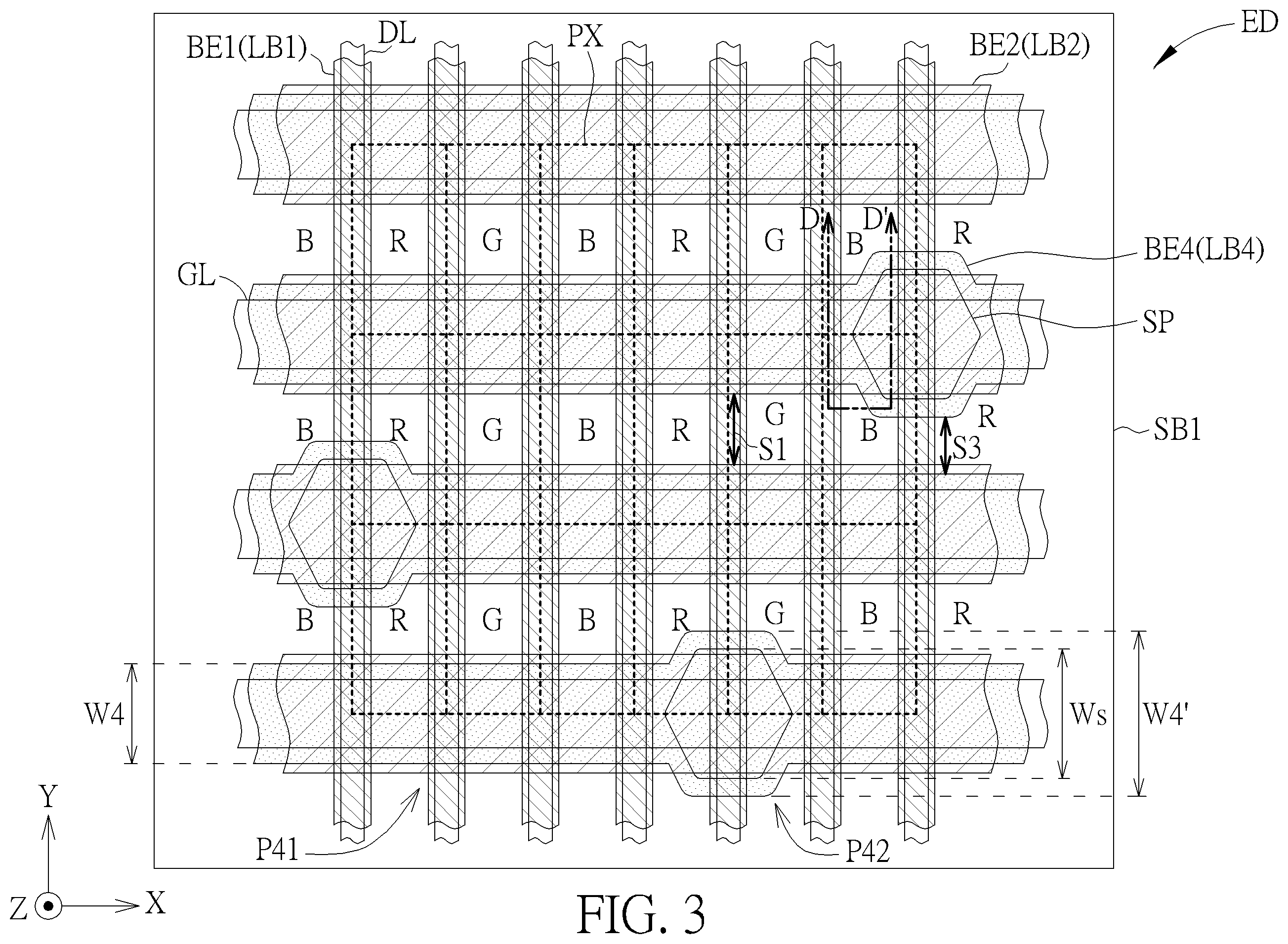 Patent US12353090 Figure 3 – Electronic device