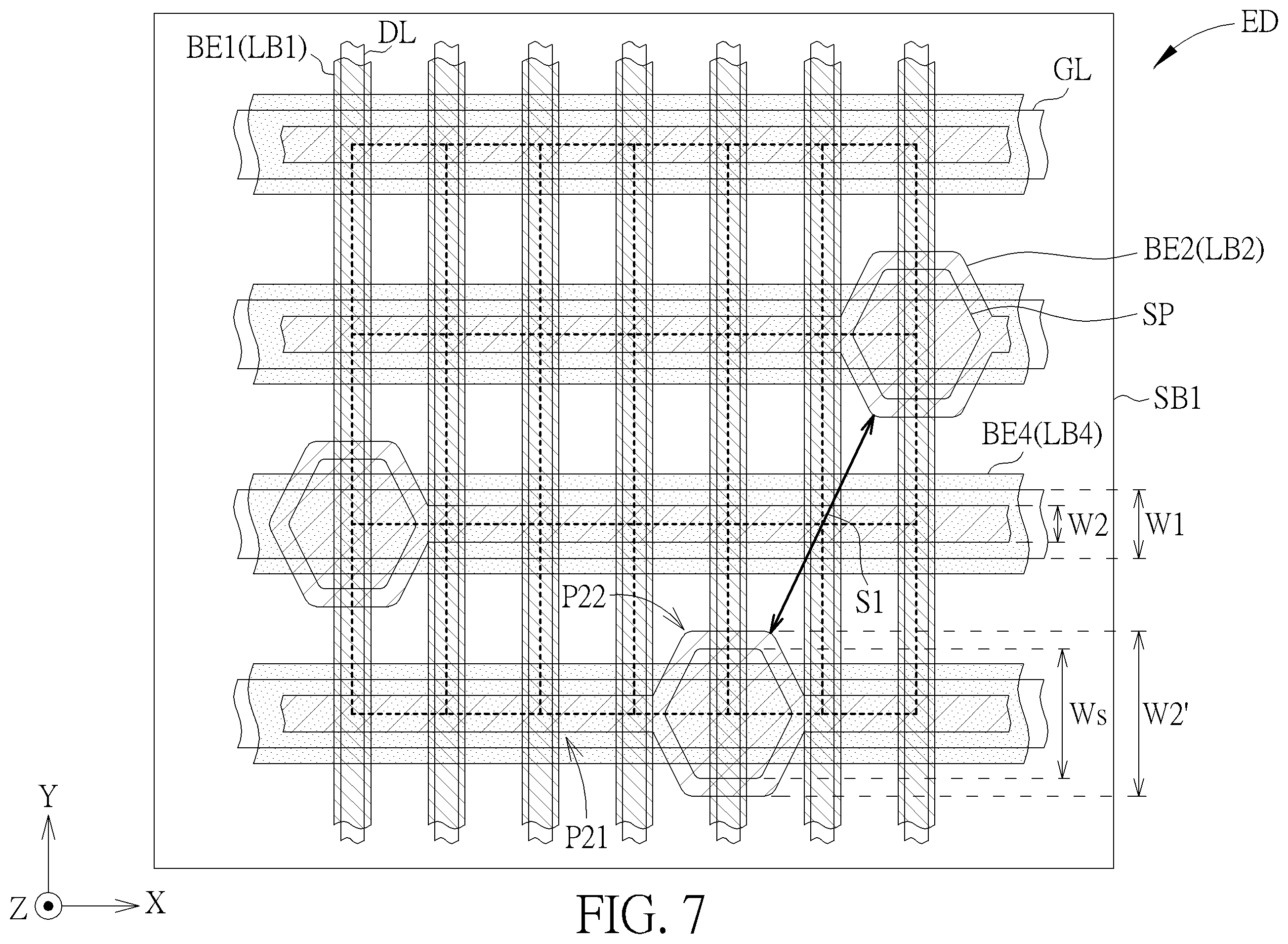 Patent US12353090 Figure 7 – Electronic device