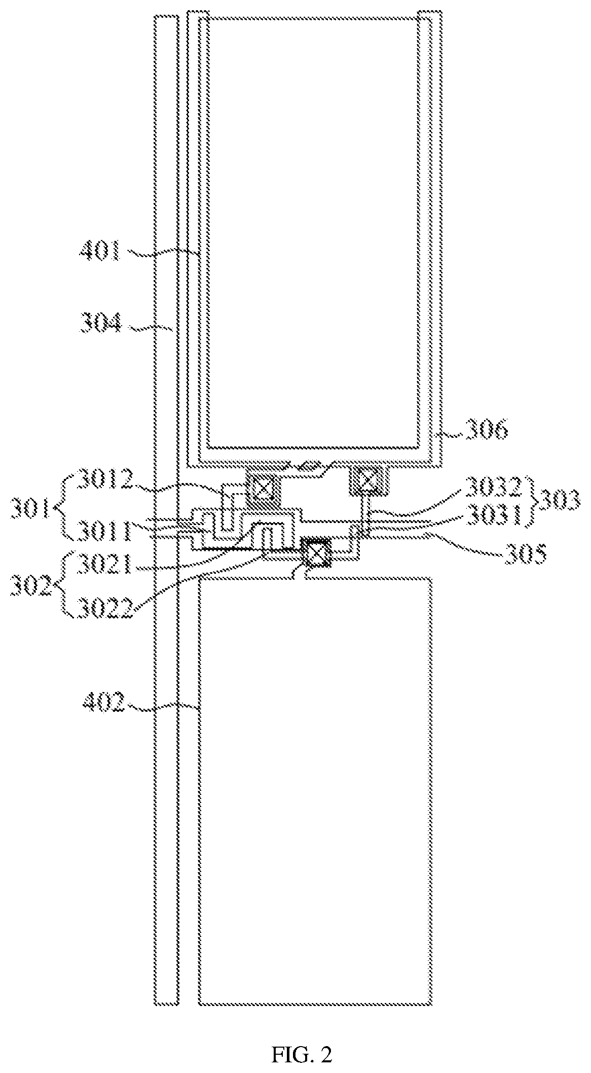 Patent US12353095 Figure 2 – Display panel