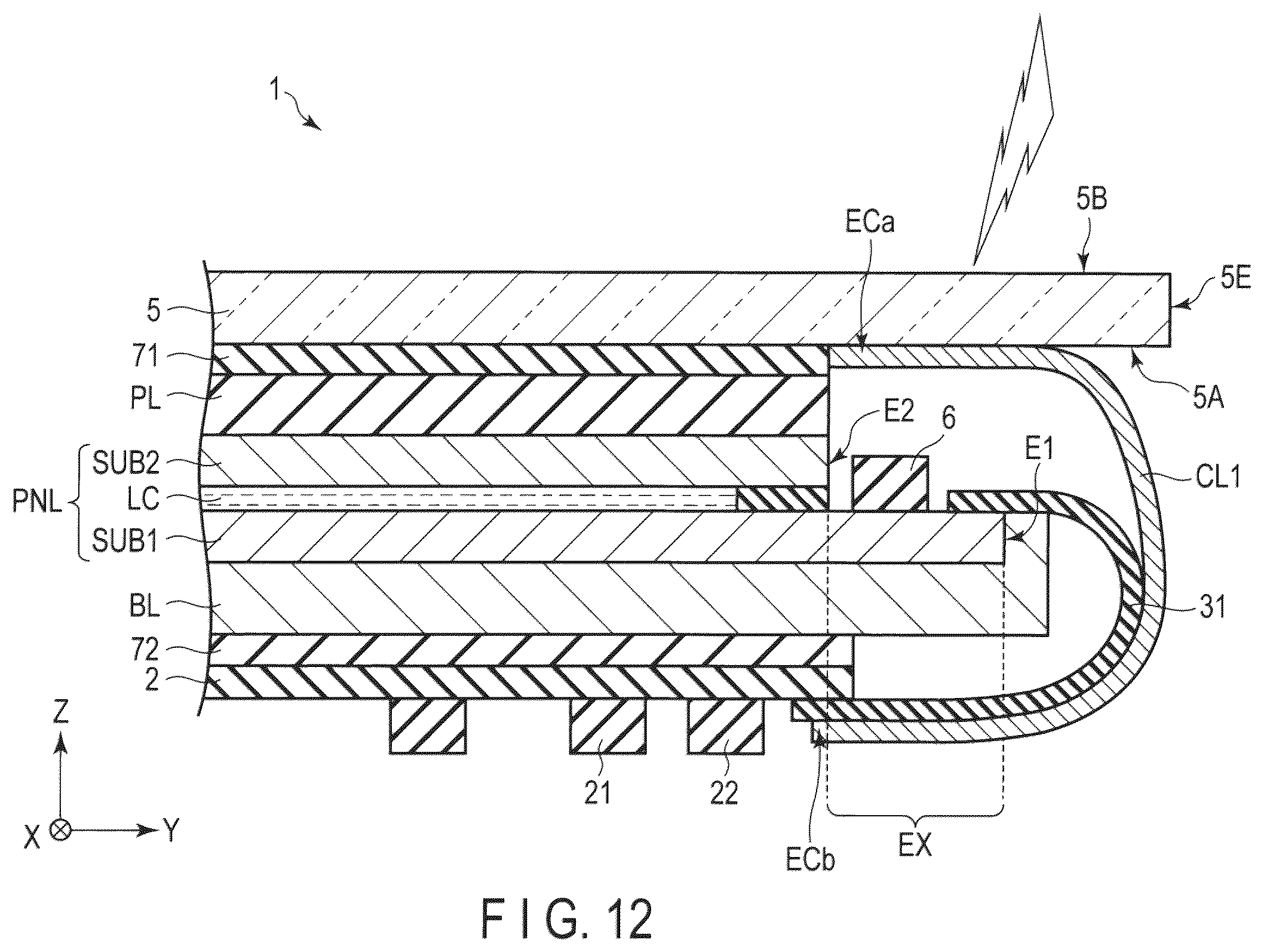 Patent US12353099 Figure 12 – Display device