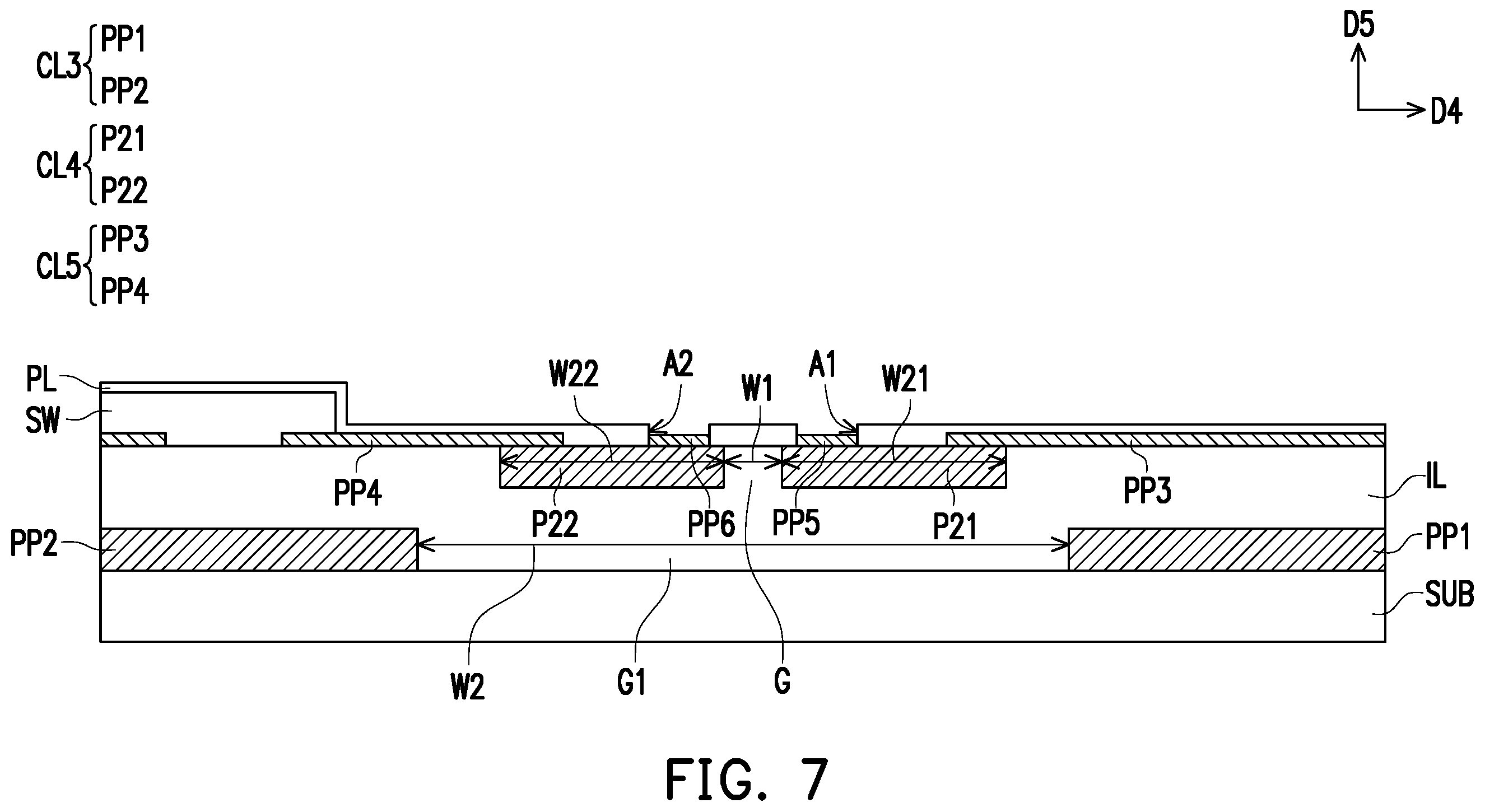 Patent US12353100 Figure 4 – Manufacturing method of an electronic device