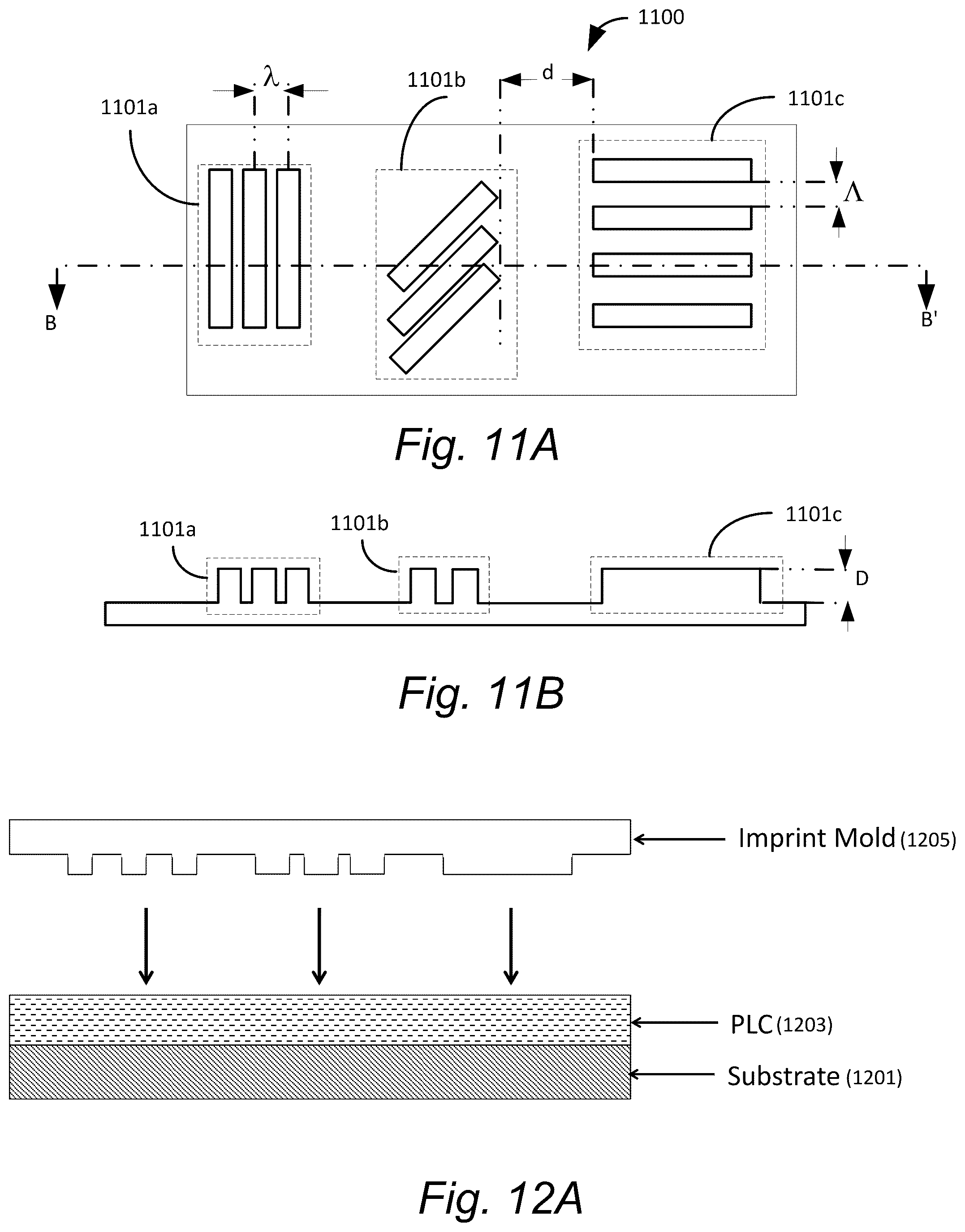 Patent US12353101 Figure 14 – Liquid crystal diffractive devices with nano-scale pattern and methods of manufacturing the same