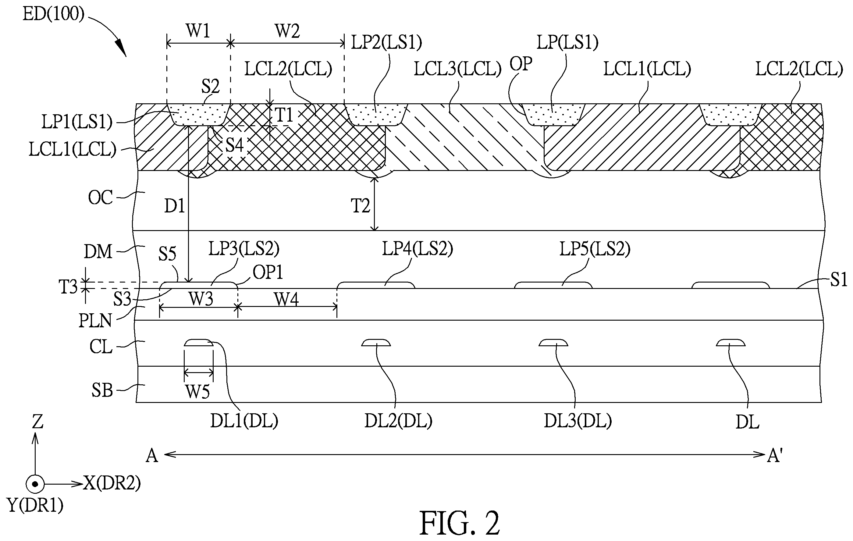 Patent US12353102 Figure 2 – Electronic device