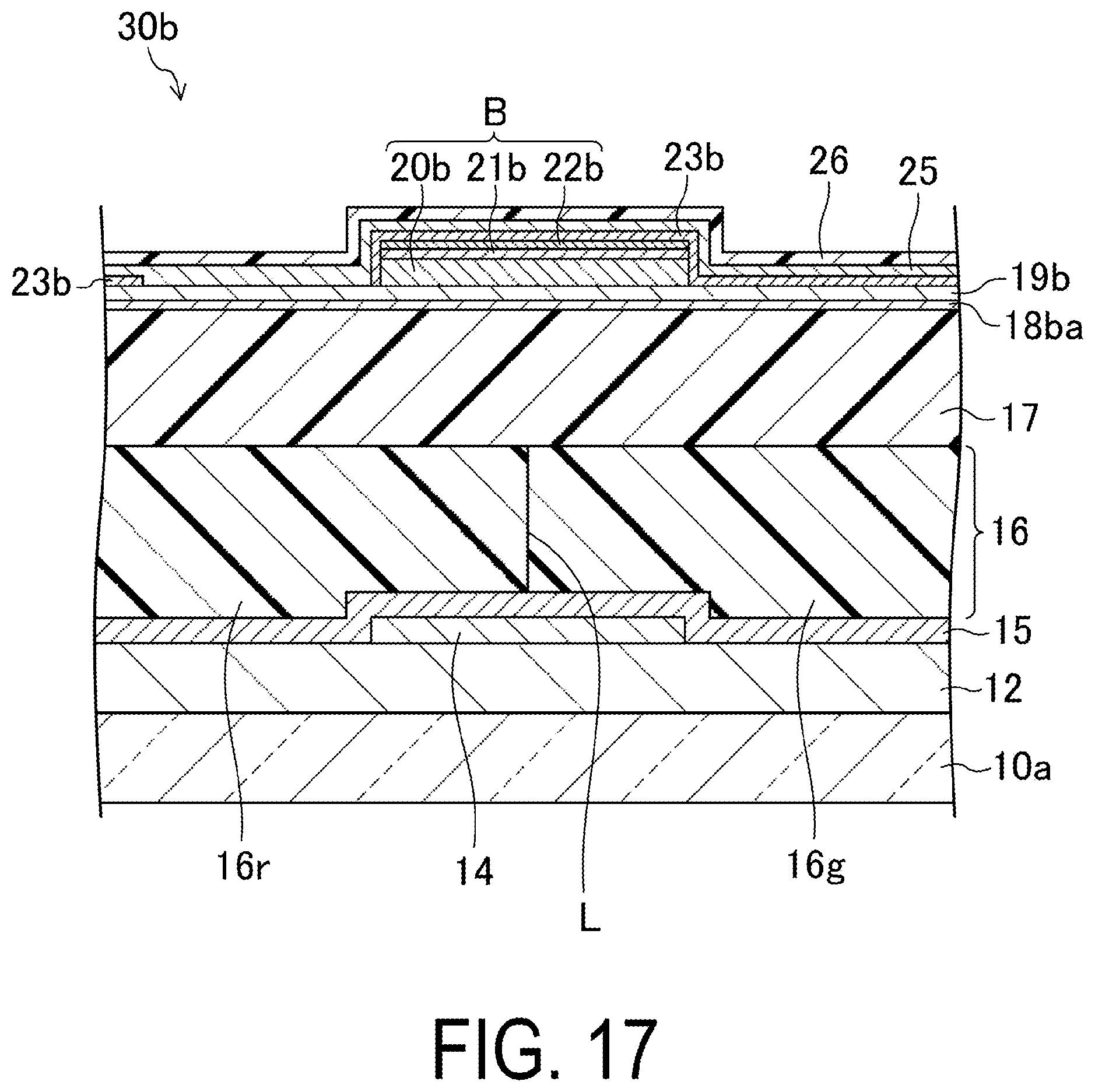 Patent US12353104 Figure 17 – Active matrix substrate, liquid crystal display device including the same, and method of manufacturing active matrix substrate
