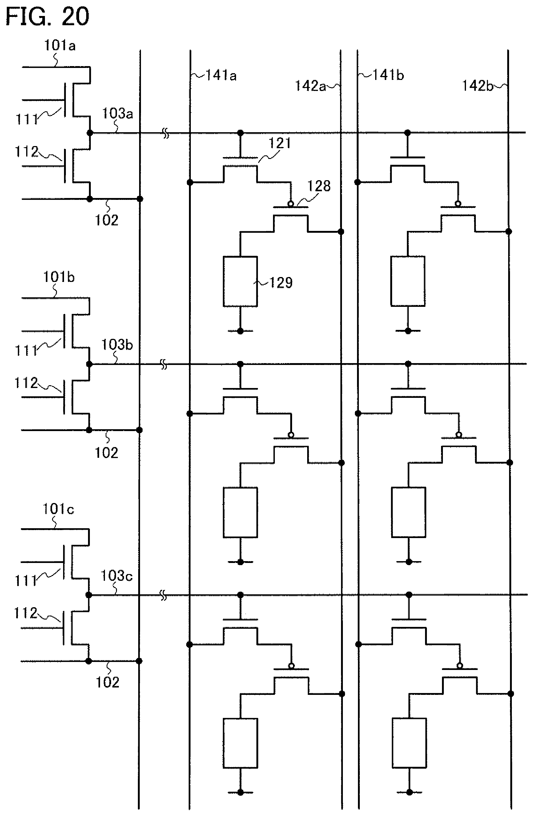 Patent US12353107 Figure 20 – Liquid crystal display device