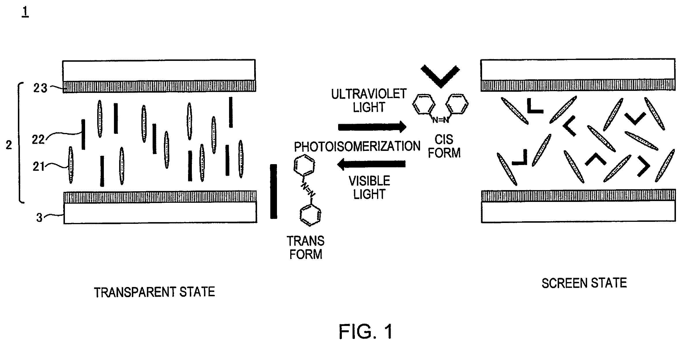 Patent US12353108 Figure 1 – Liquid crystal optical element