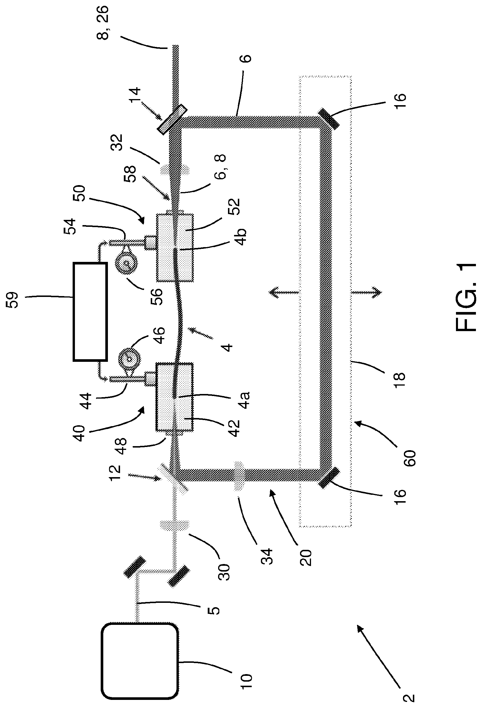 Patent US12353113 Figure 1 – Optical parametric oscillator system