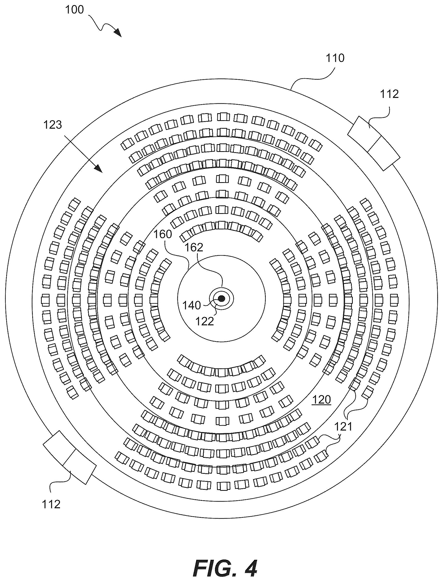 Patent US12353117 Figure 4 – Media projection within light sphere dome