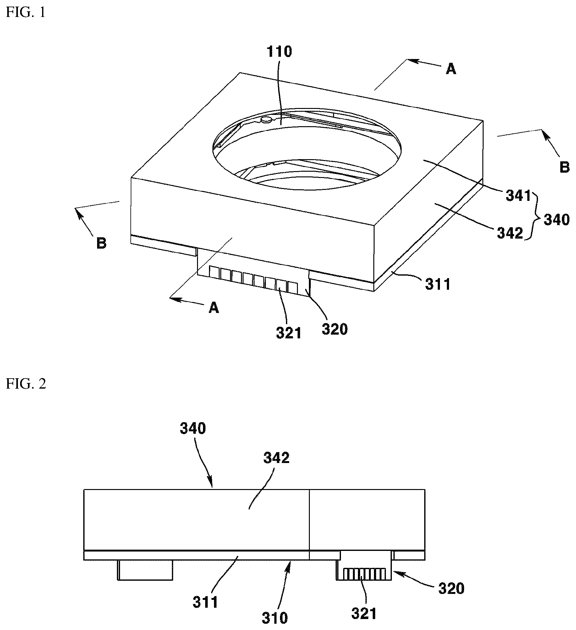Patent US12353118 Figure 1 – Lens driving device, camera module and optical device