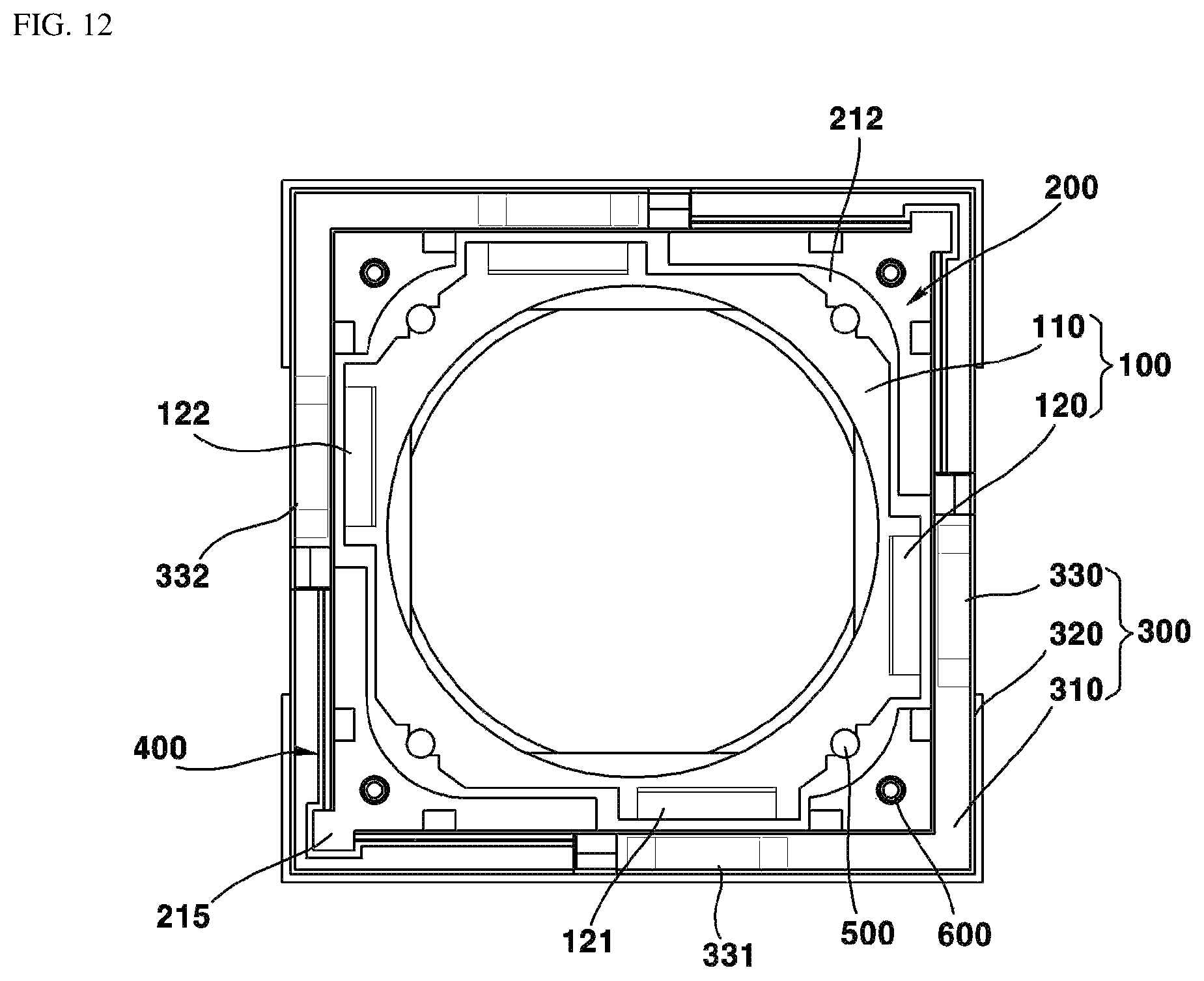 Patent US12353118 Figure 10 – Lens driving device, camera module and optical device