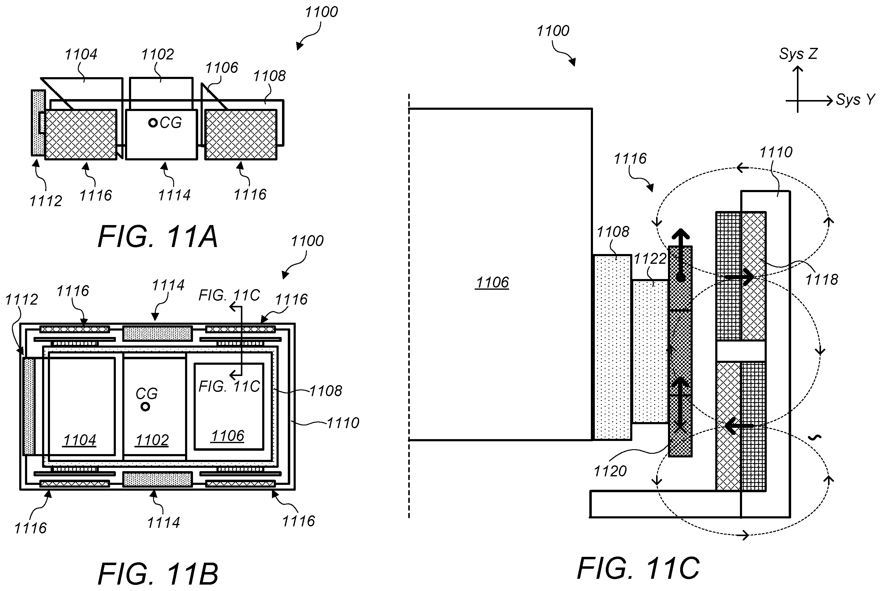 Patent US12353119 Figure 12 – Camera with folded optics having moveable lens