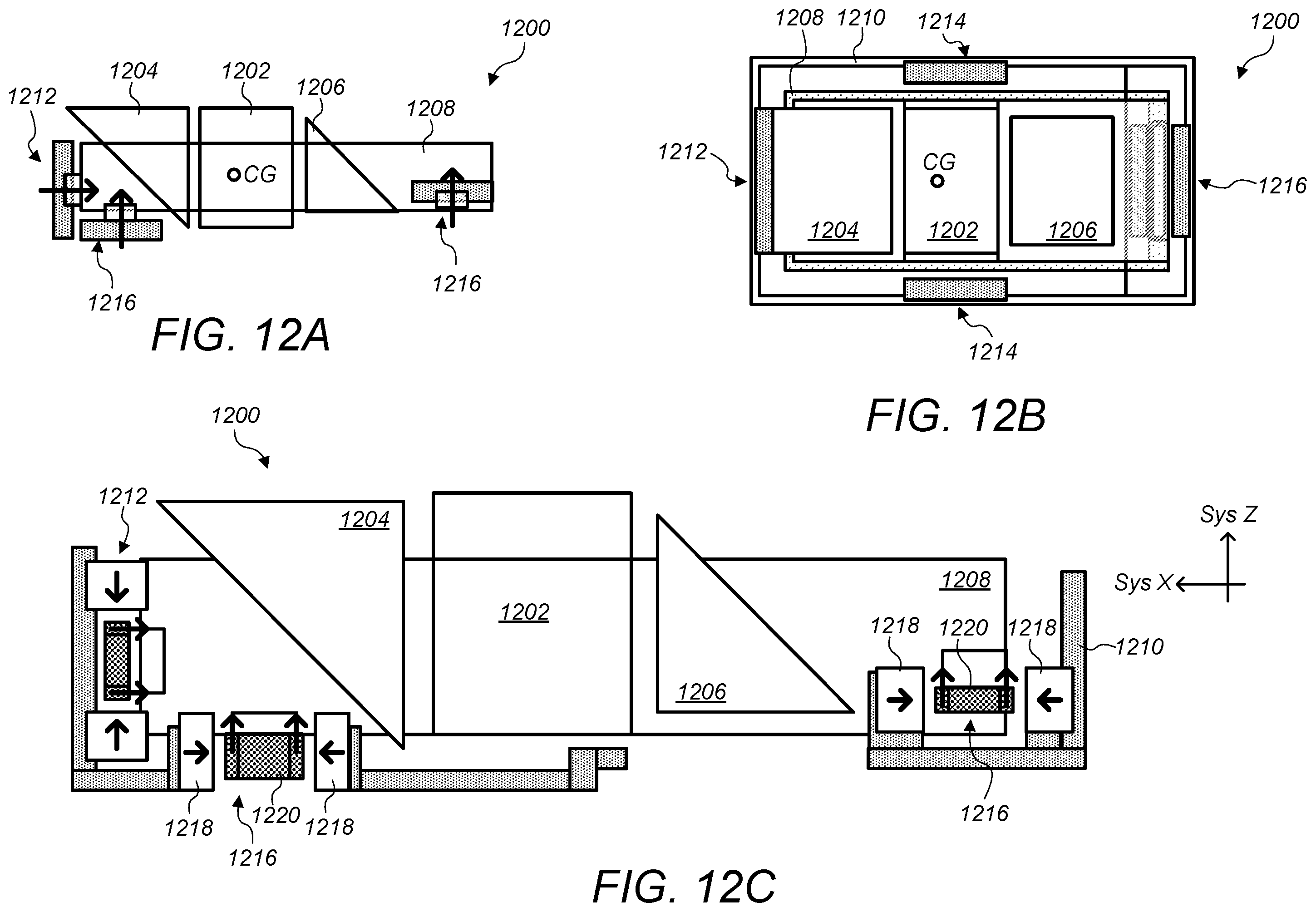Patent US12353119 Figure 13 – Camera with folded optics having moveable lens