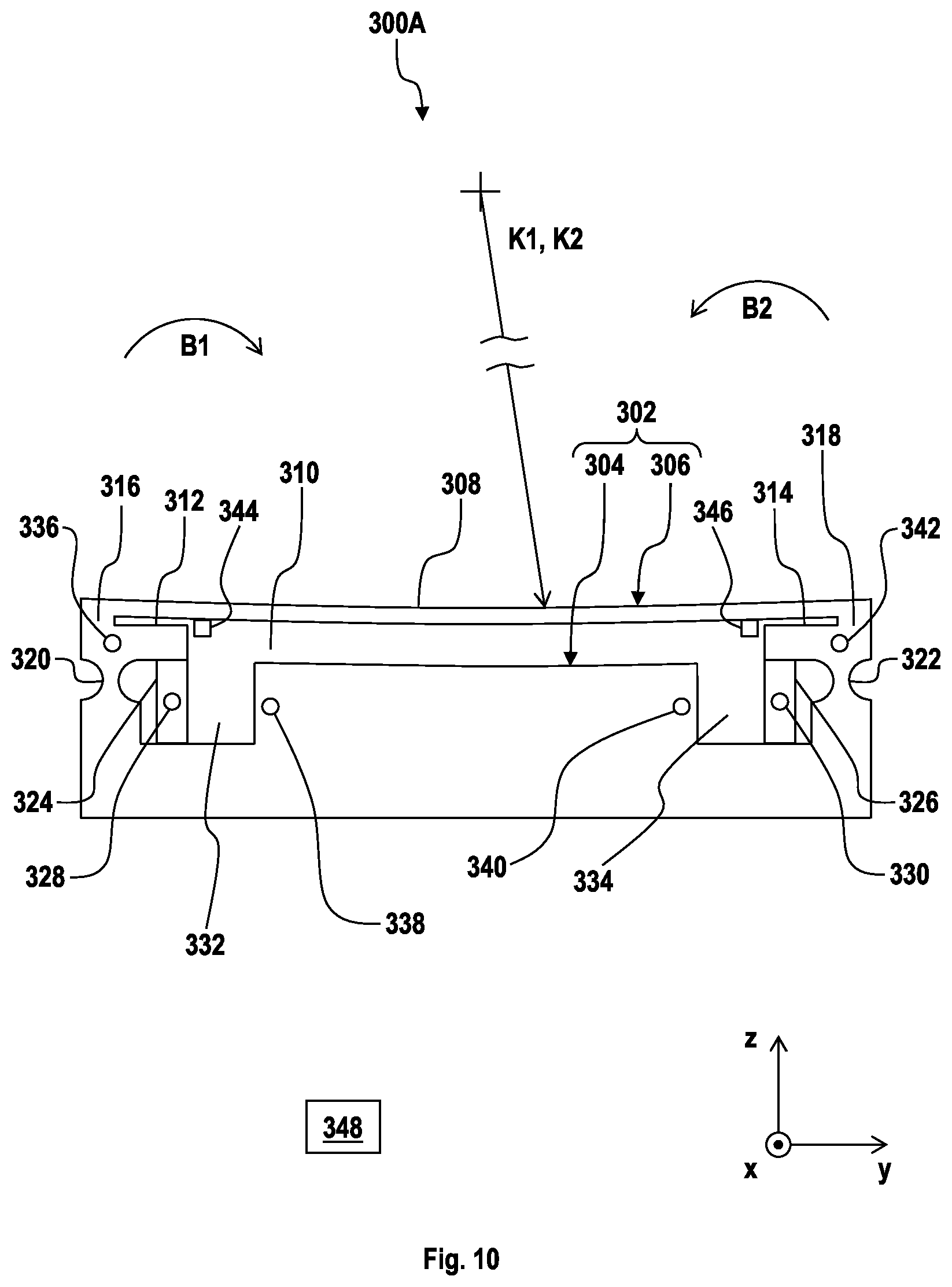 Patent US12353137 Figure 8 – Field facet system and lithography apparatus