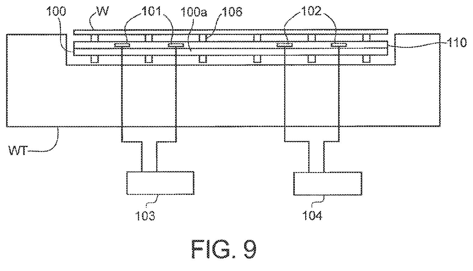 Patent US12353139 Figure 5 – Substrate holder and method of manufacturing a substrate holder