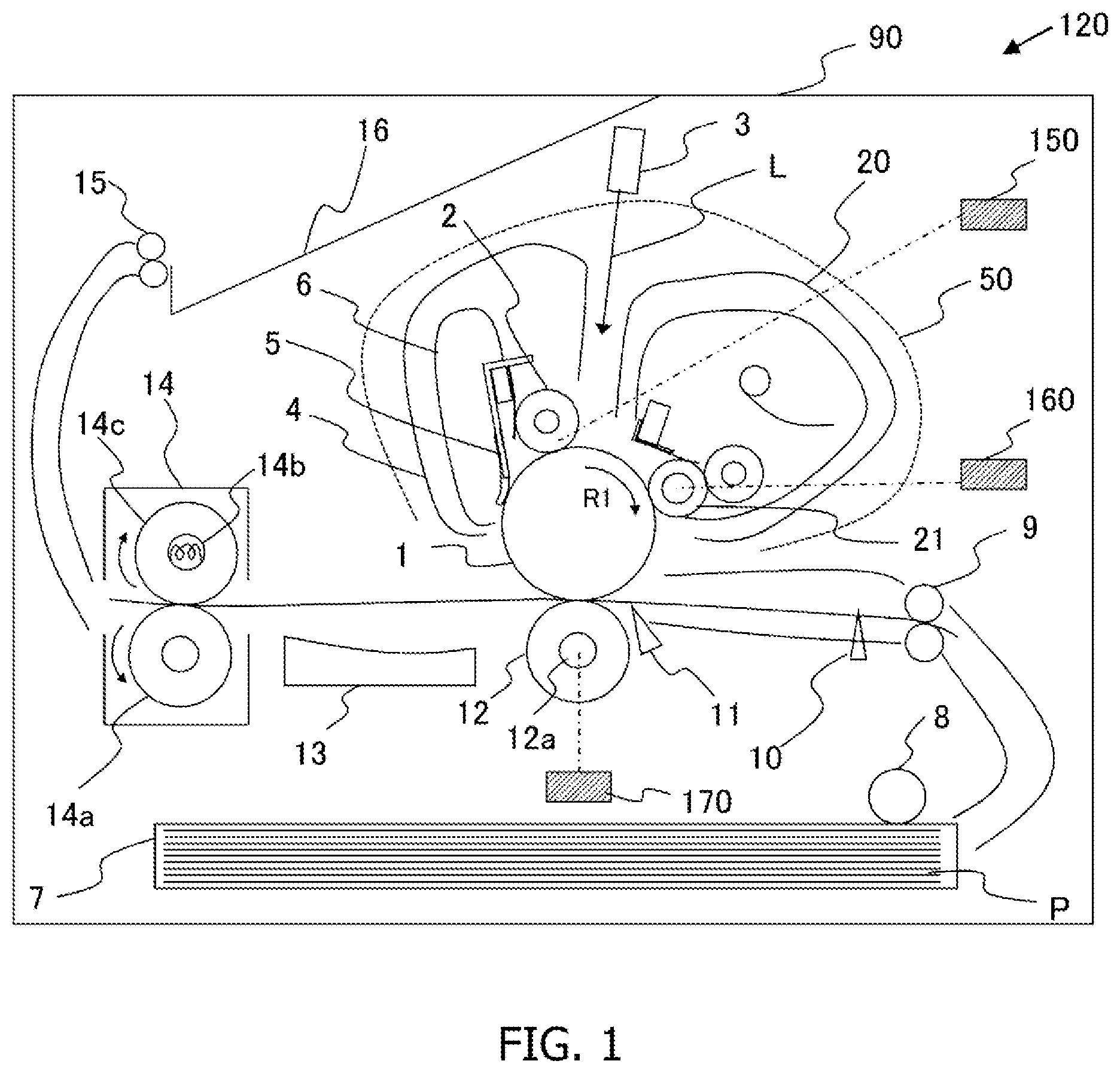 Patent US12353144 Figure 1 – Charging device, process cartridge, and image forming apparatus