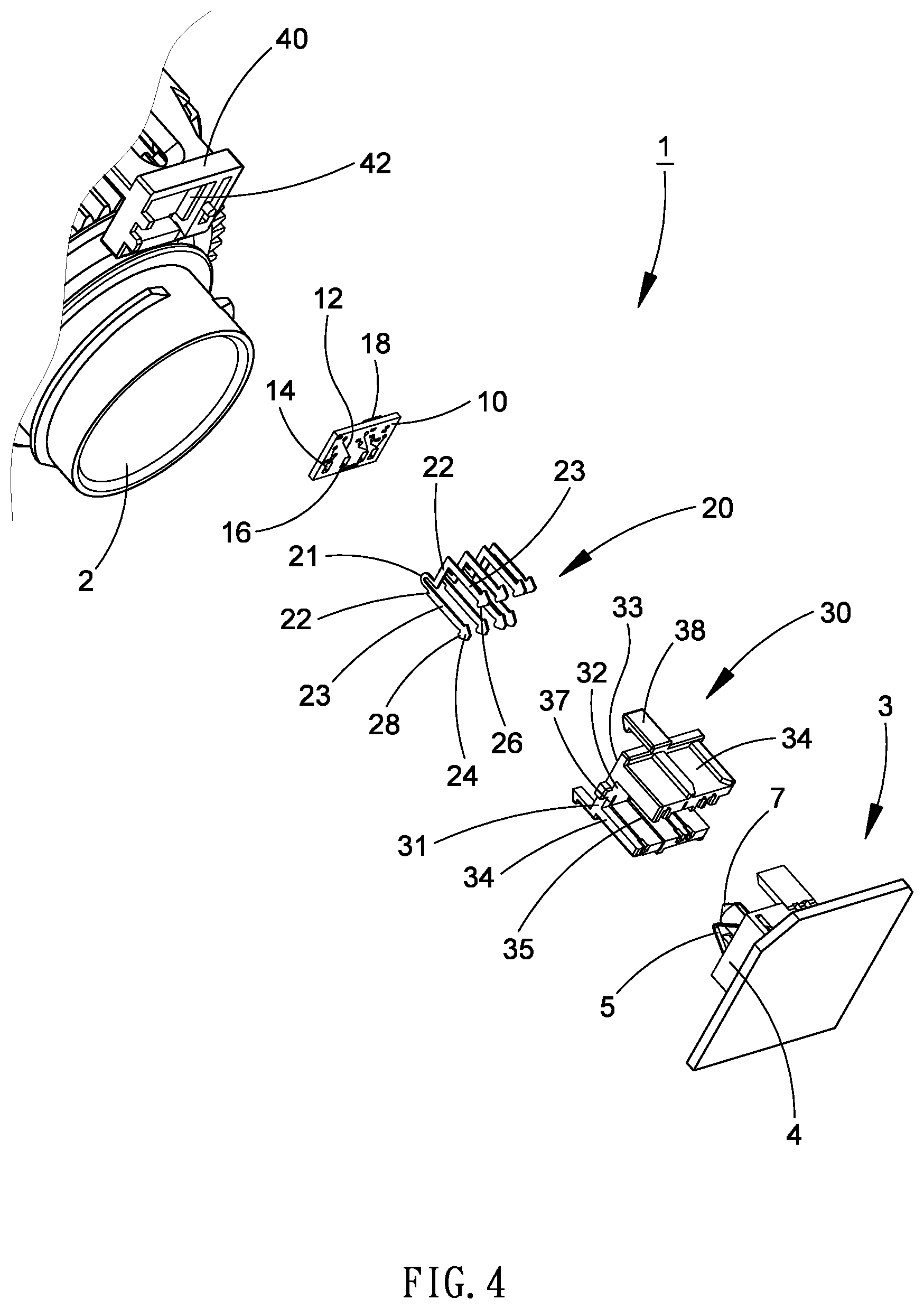 Patent US12353147 Figure 4 – Chip module of toner cartridge