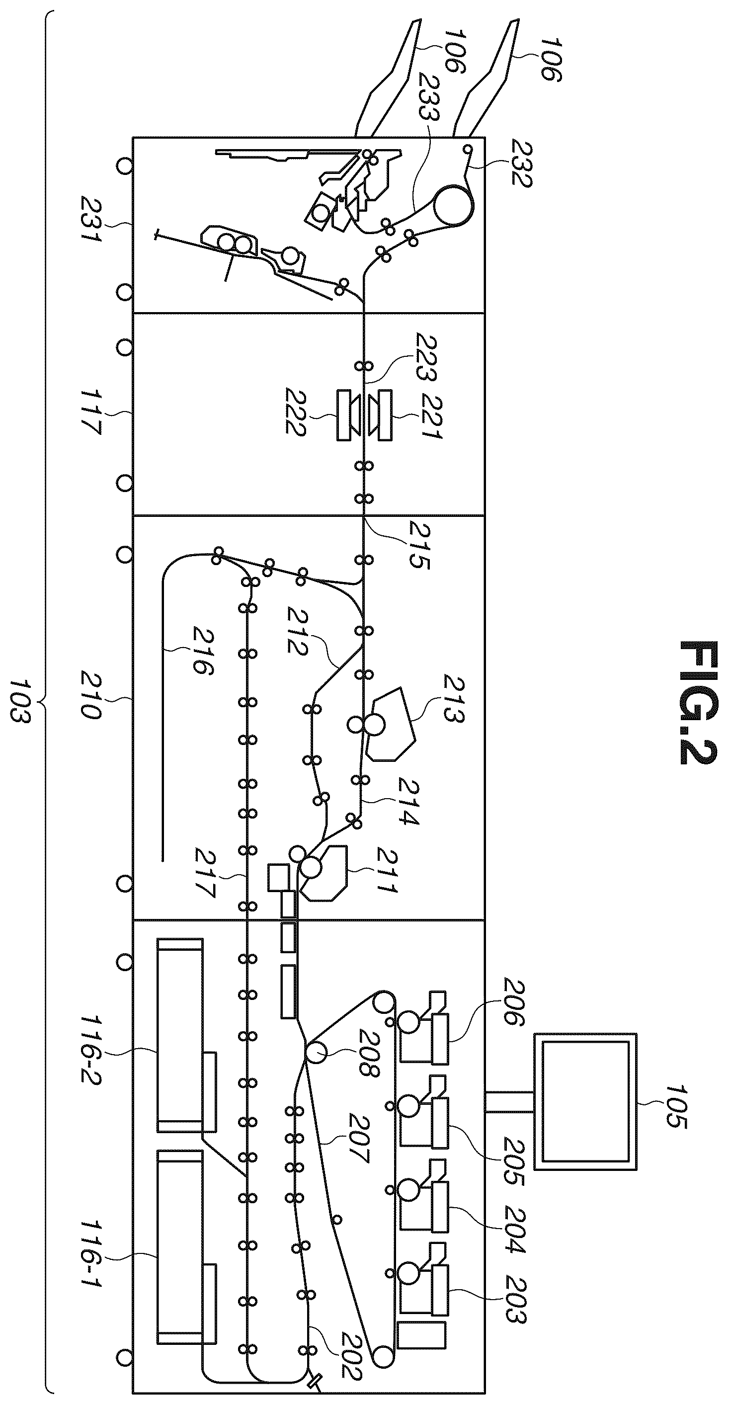 Patent US12353151 Figure 2 – Printing system, method, and storage medium