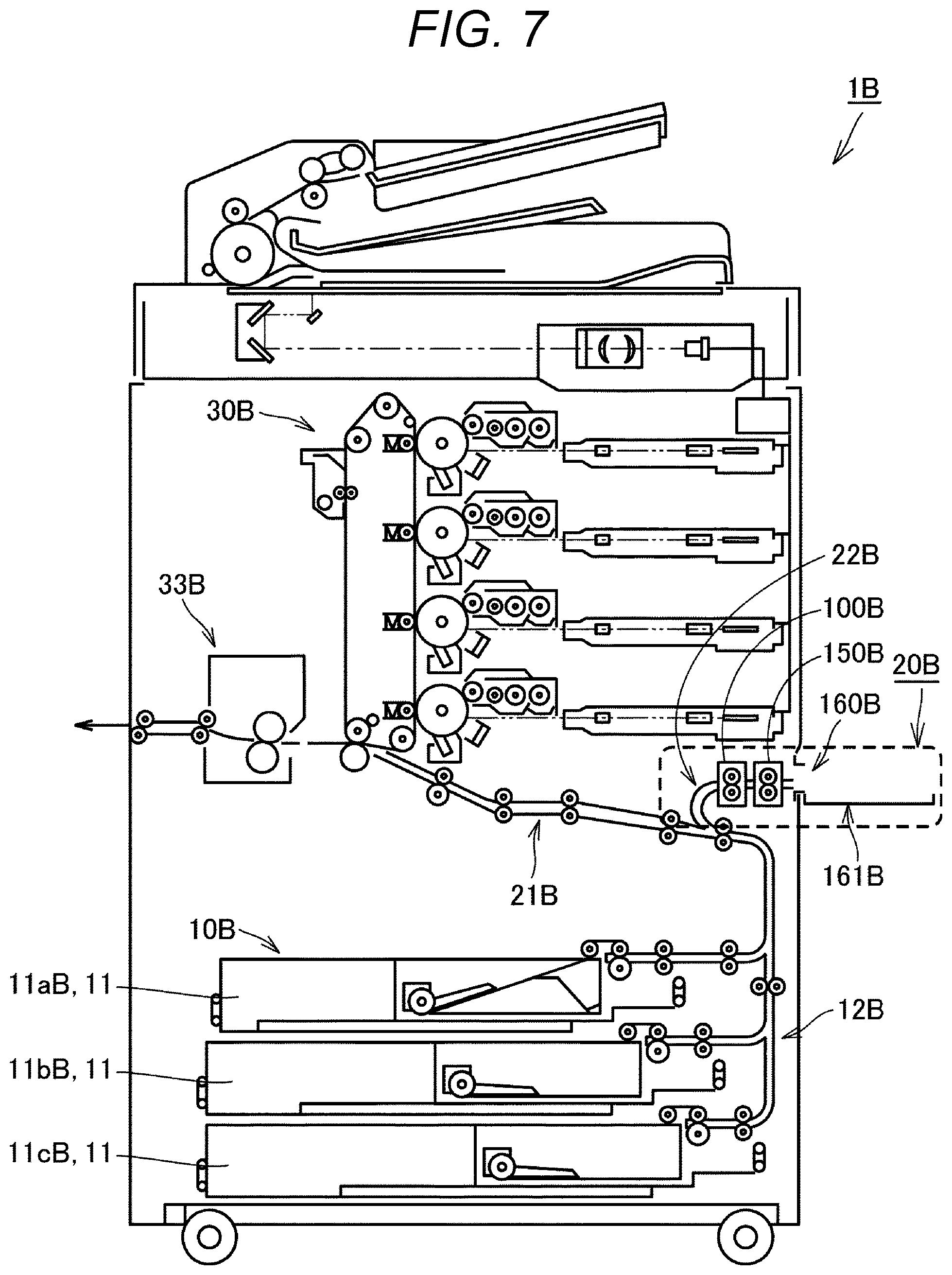 Patent US12353152 Figure 7 – Sheet characteristic detection device, image forming system including the same, and image forming apparatus