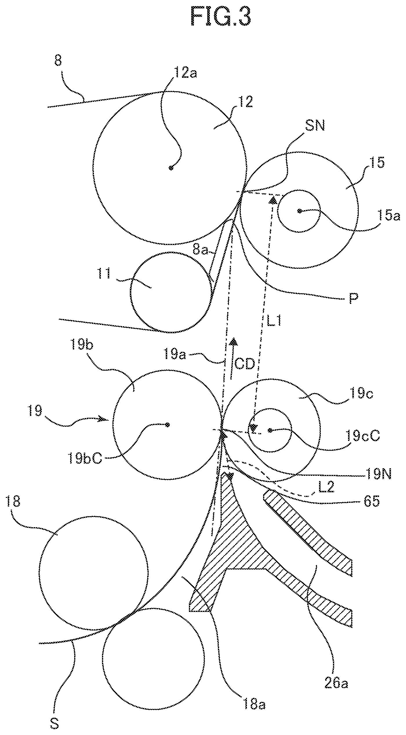 Patent US12353154 Figure 3 – Image forming apparatus