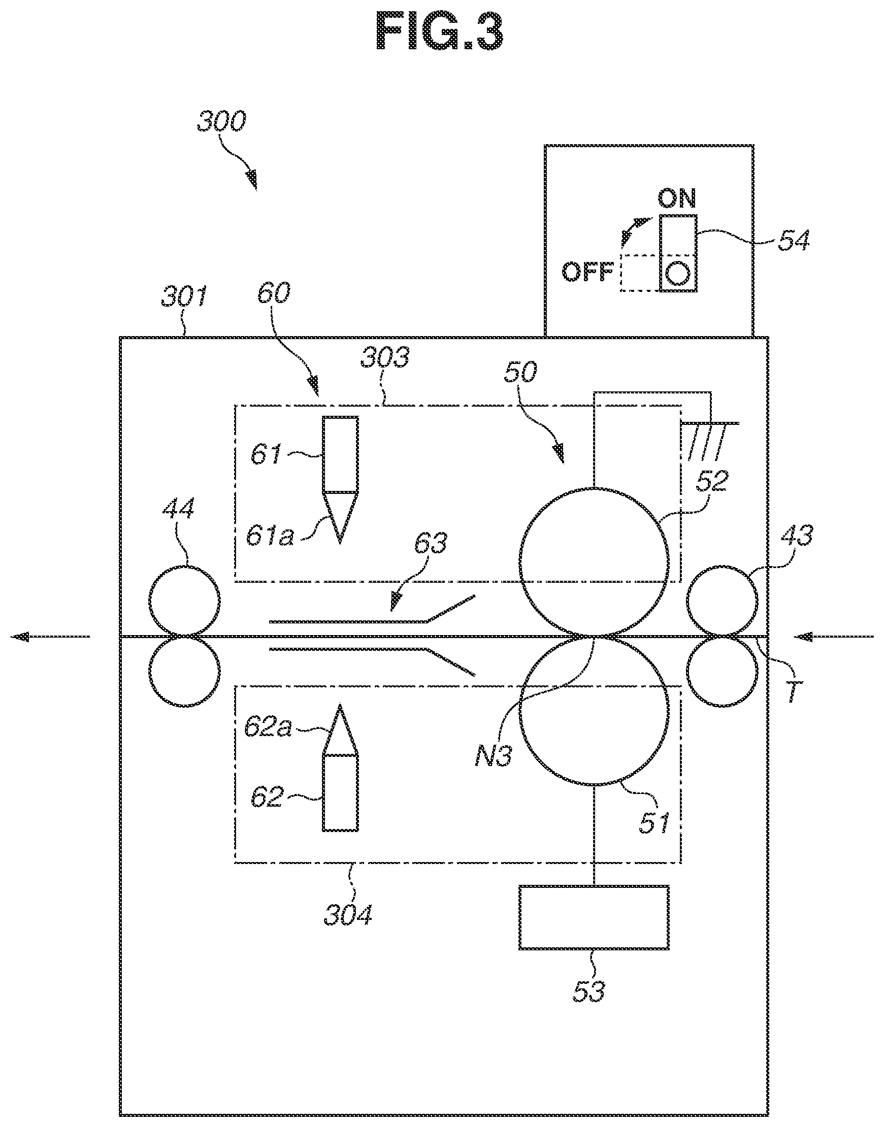 Patent US12353155 Figure 3 – Static elimination apparatus and image forming system