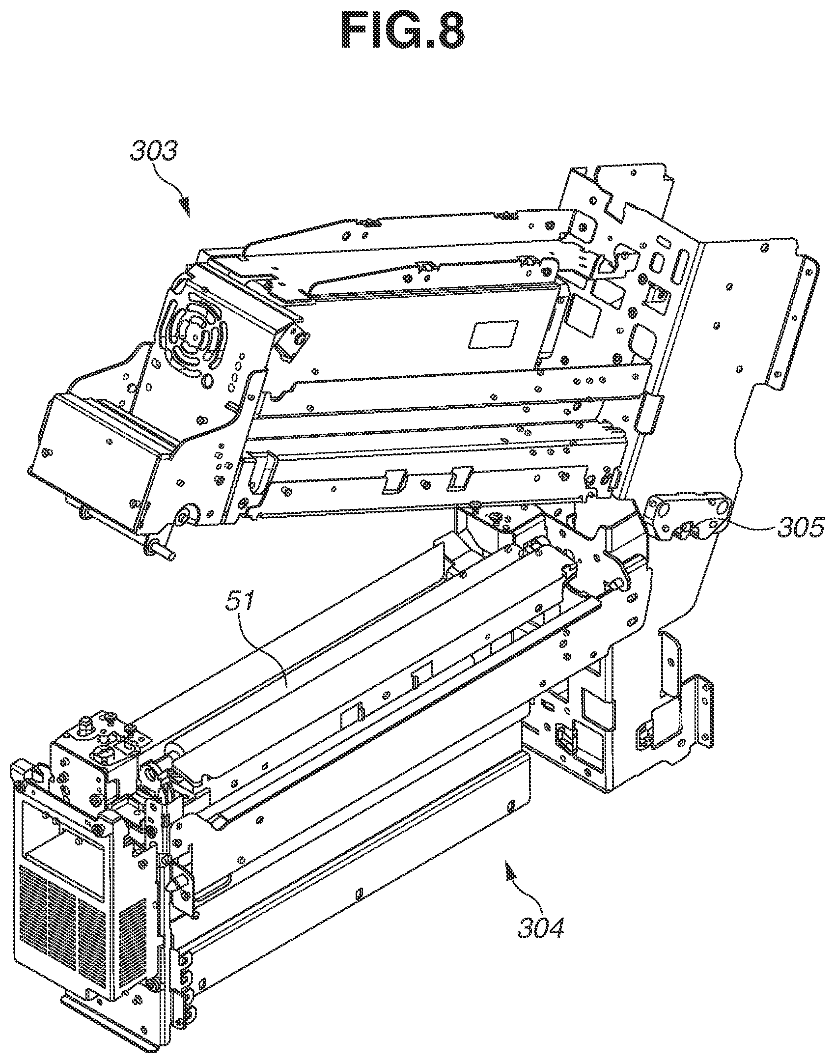 Patent US12353155 Figure 8 – Static elimination apparatus and image forming system
