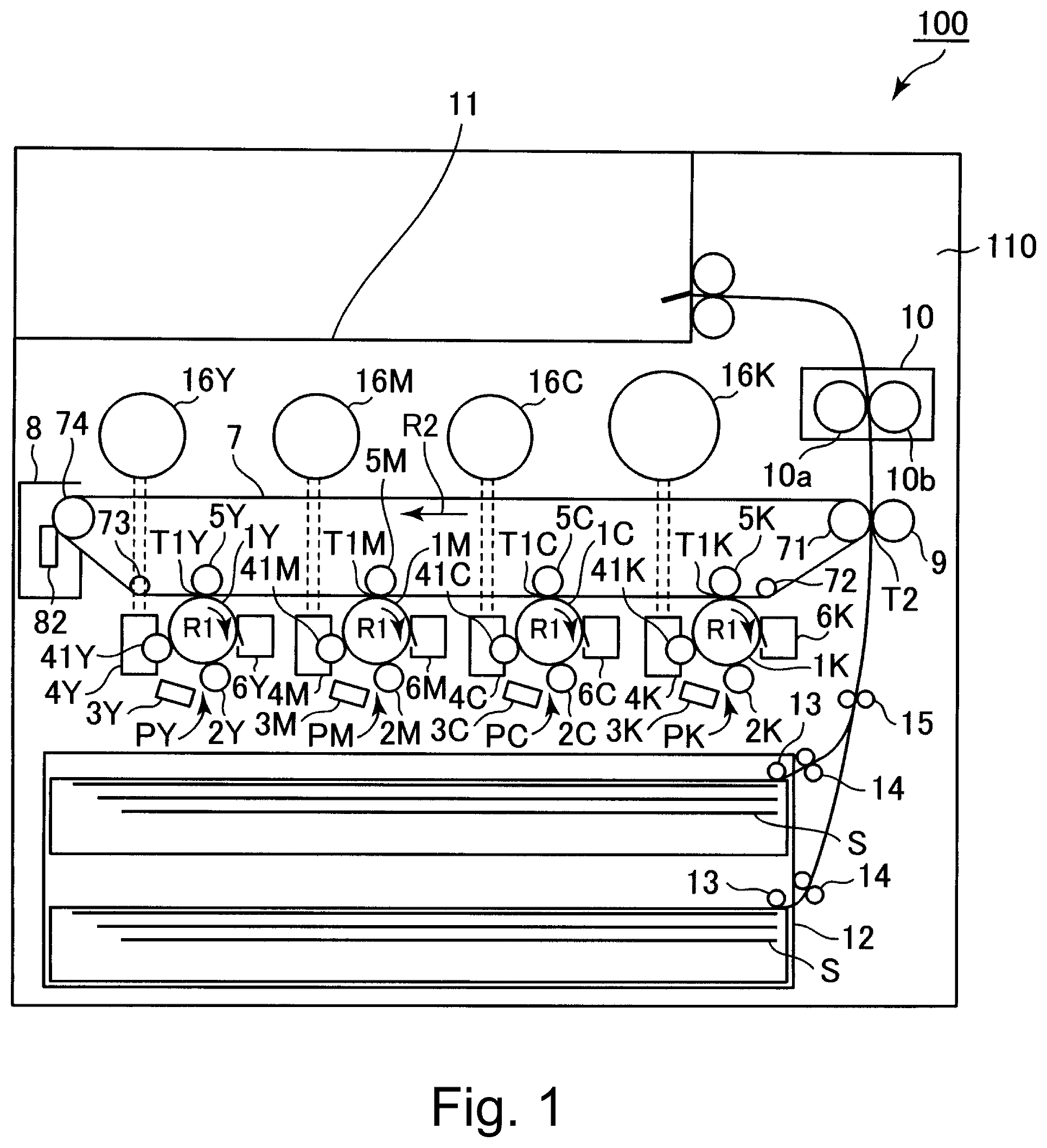 Patent US12353157 Figure 1 – Image forming apparatus