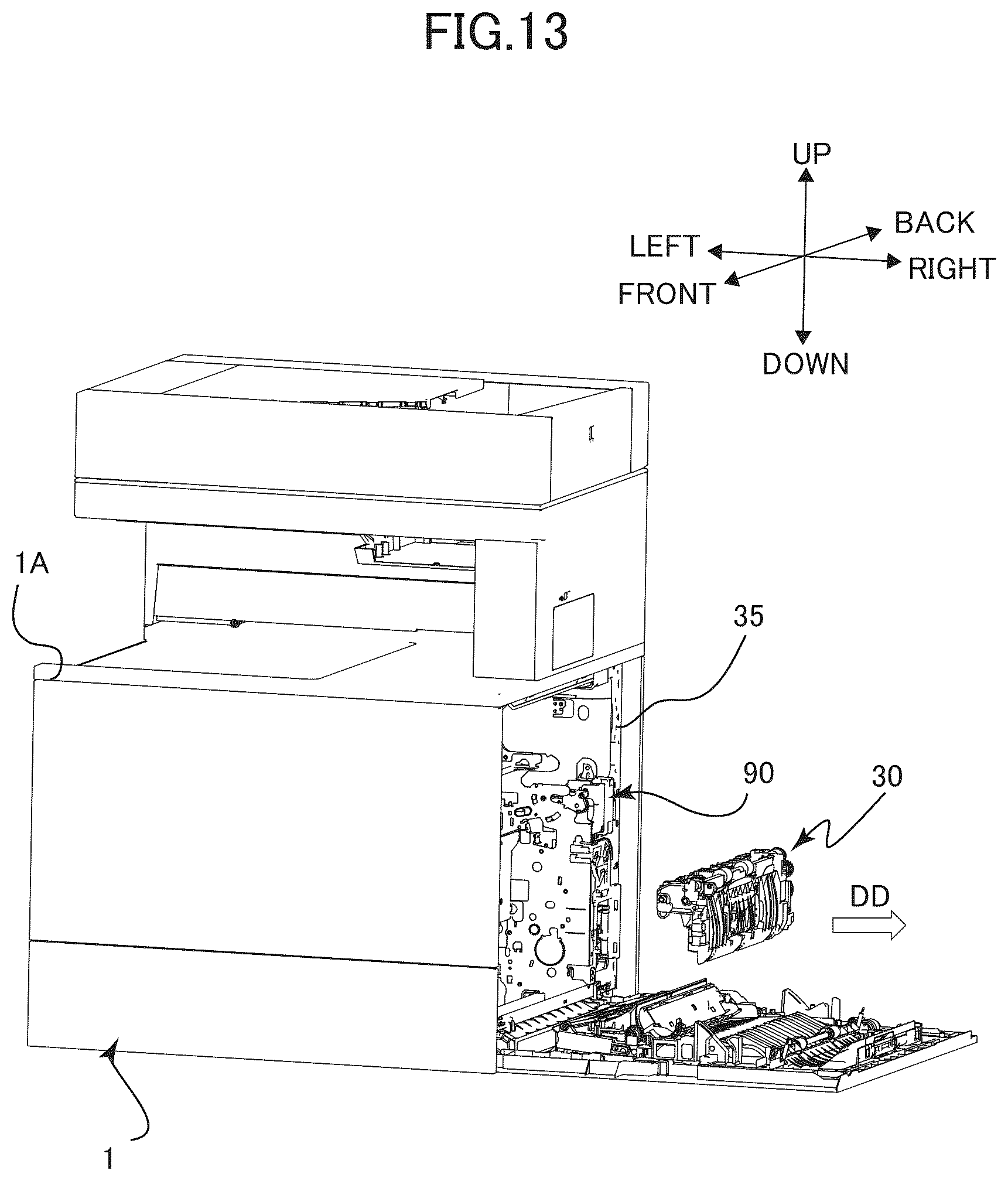 Patent US12353158 Figure 13 – Image forming apparatus