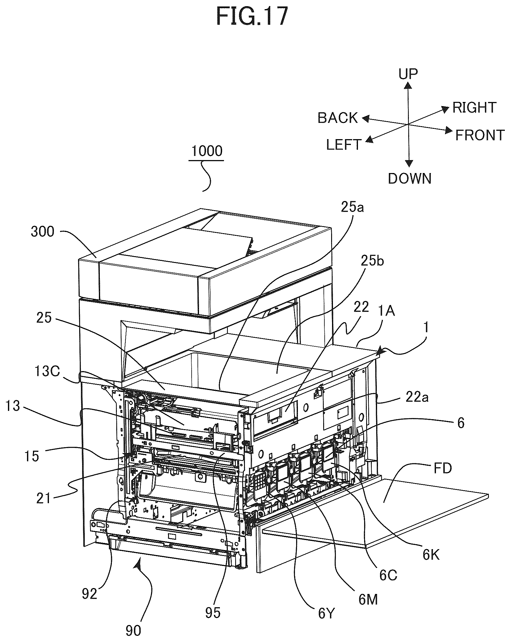 Patent US12353158 Figure 17 – Image forming apparatus