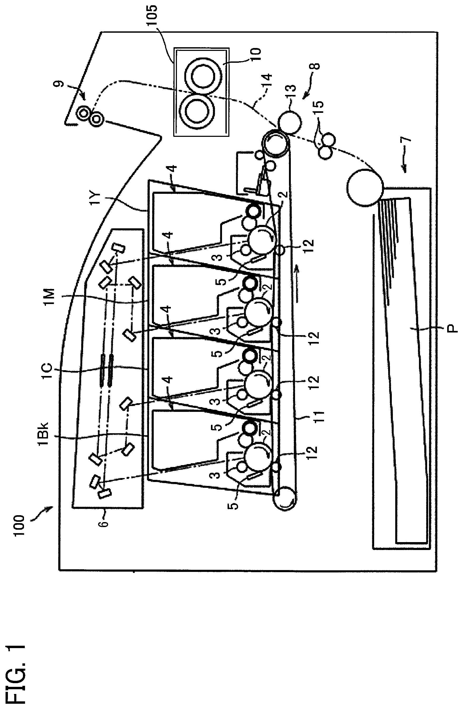 Patent US12353159 Figure 1 – Fixing device and image forming apparatus